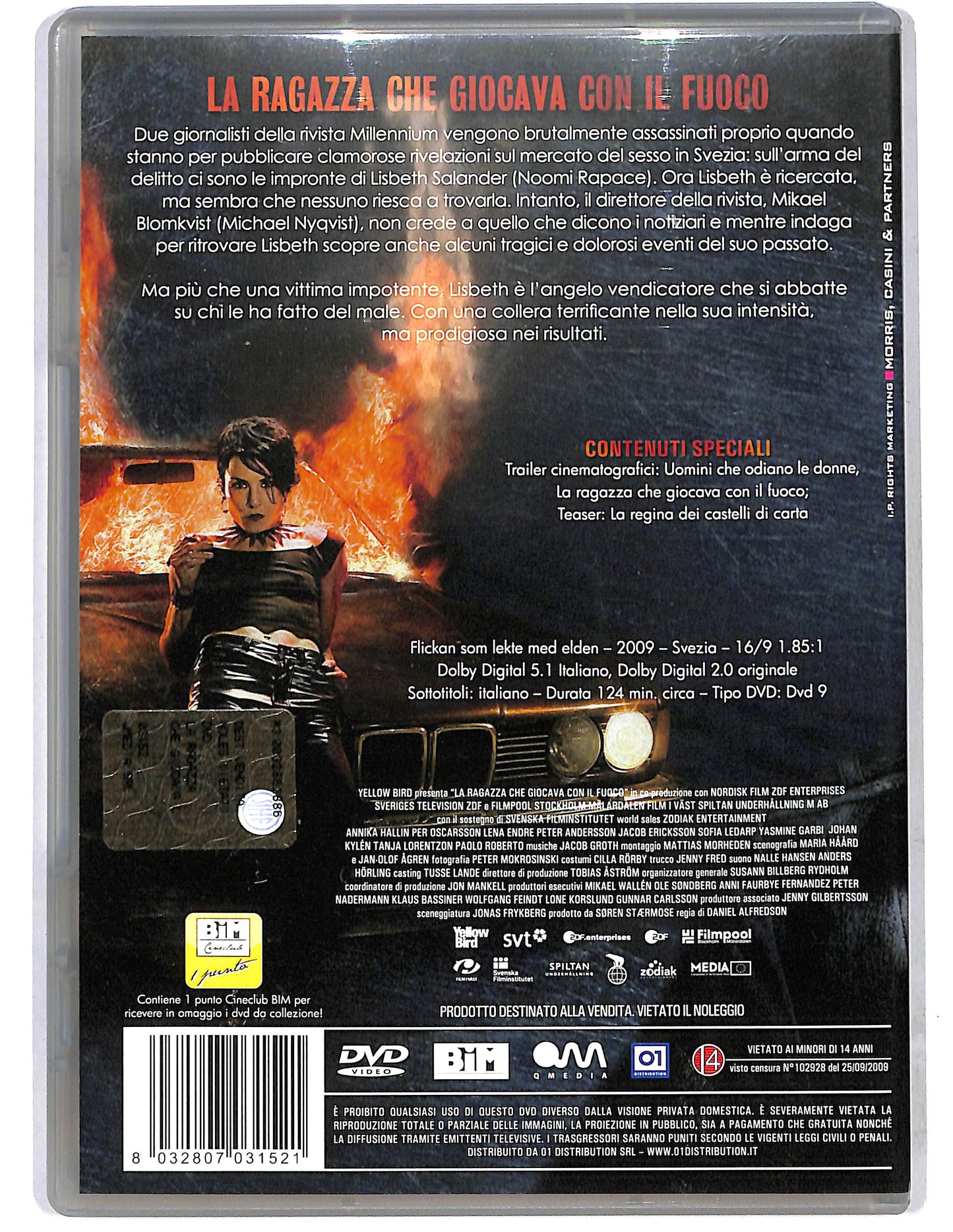 EBOND La ragazza che giocava con il fuoco DVD D641017