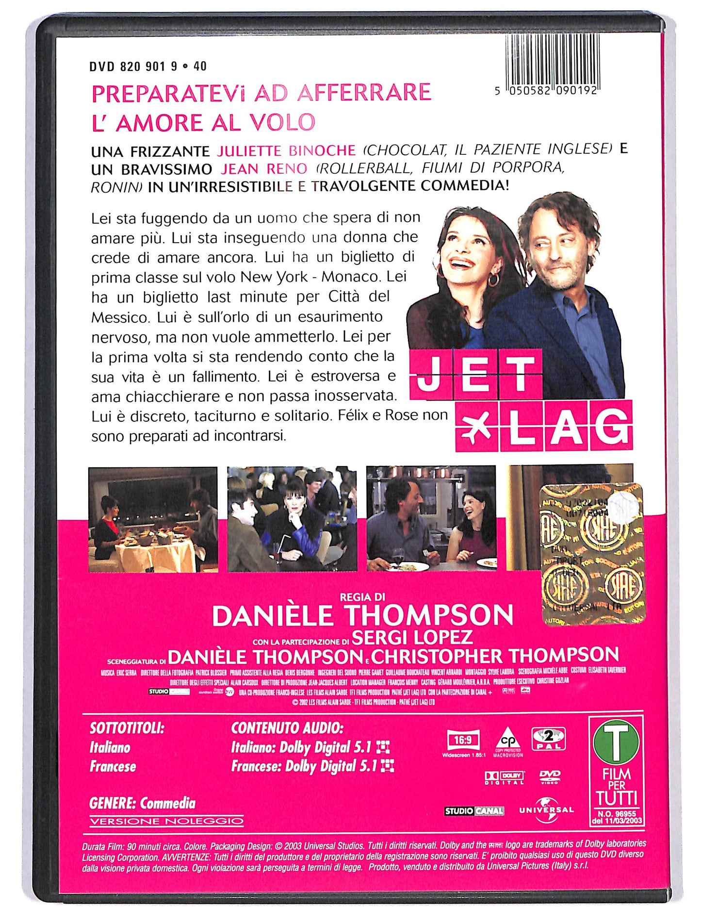 EBOND Jet Lag NOLEGGIO DVD D641061