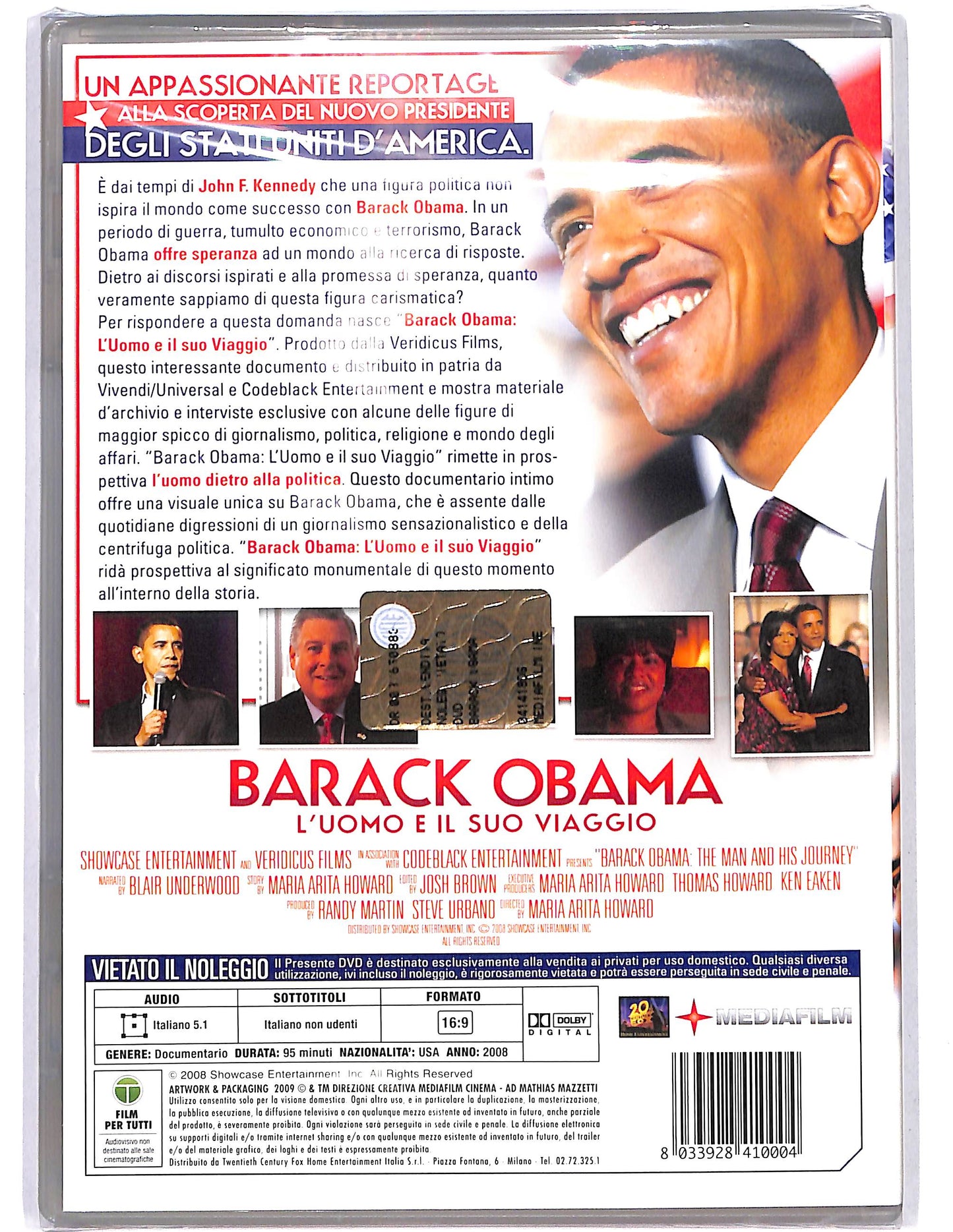 EBOND Barack Obama L'uomo e il suo viaggio DVD D641207