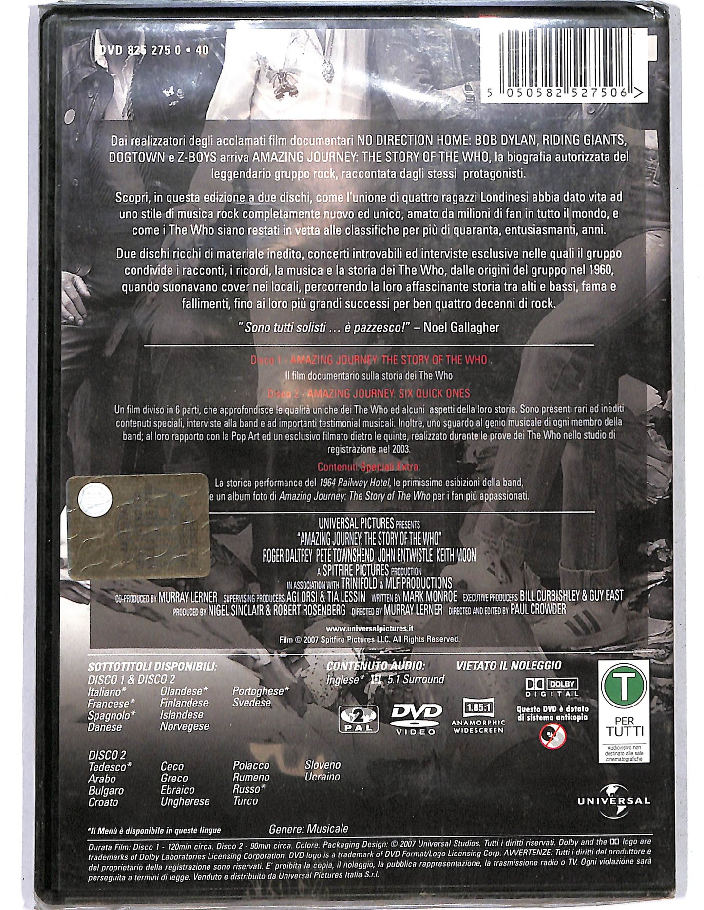 EBOND Amazing Jorney: The Story of The who DVD D641360