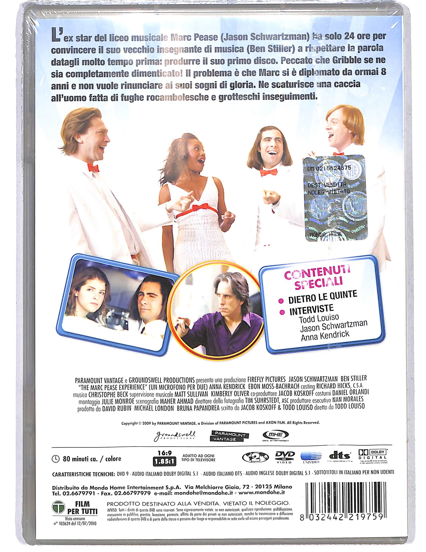 EBOND Un microfono per due DVD D641421