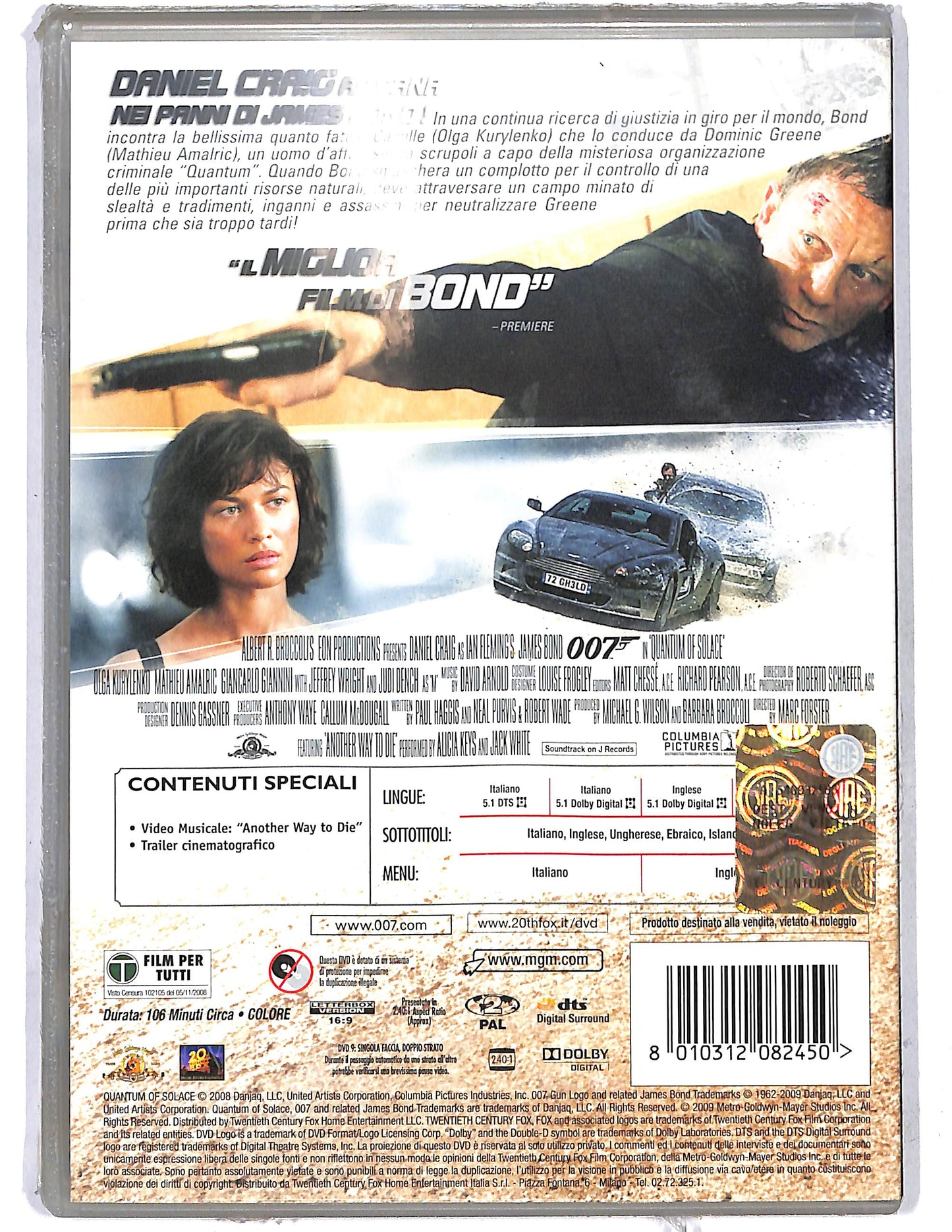 EBOND Quantum of solace DVD D641649