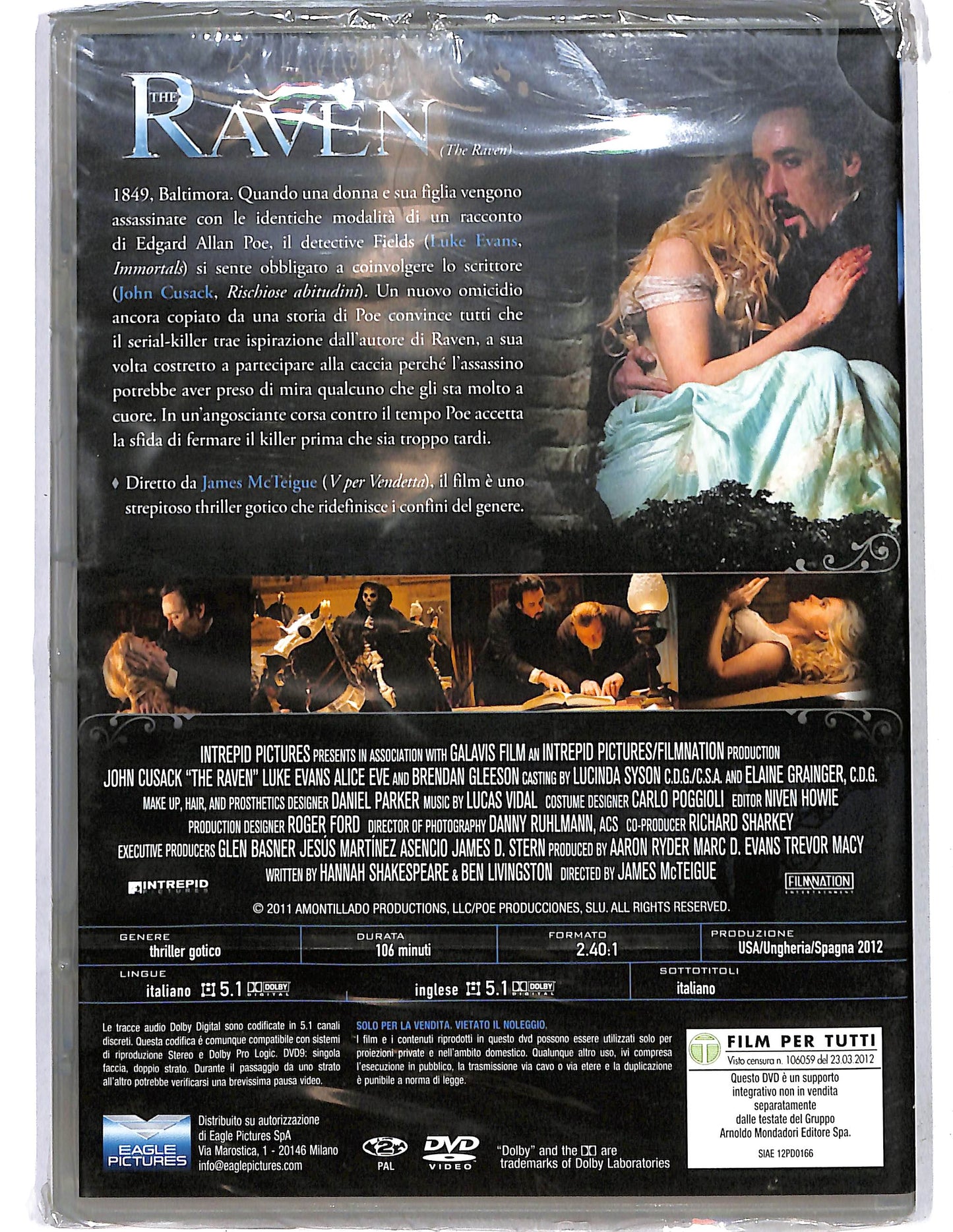 EBOND The raven EDITORIALE DVD D641704