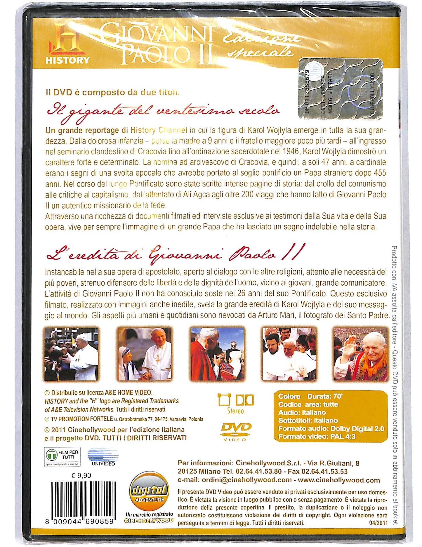 EBOND Giovanni Paolo II La sua vita,La sua eredita DVD D641715