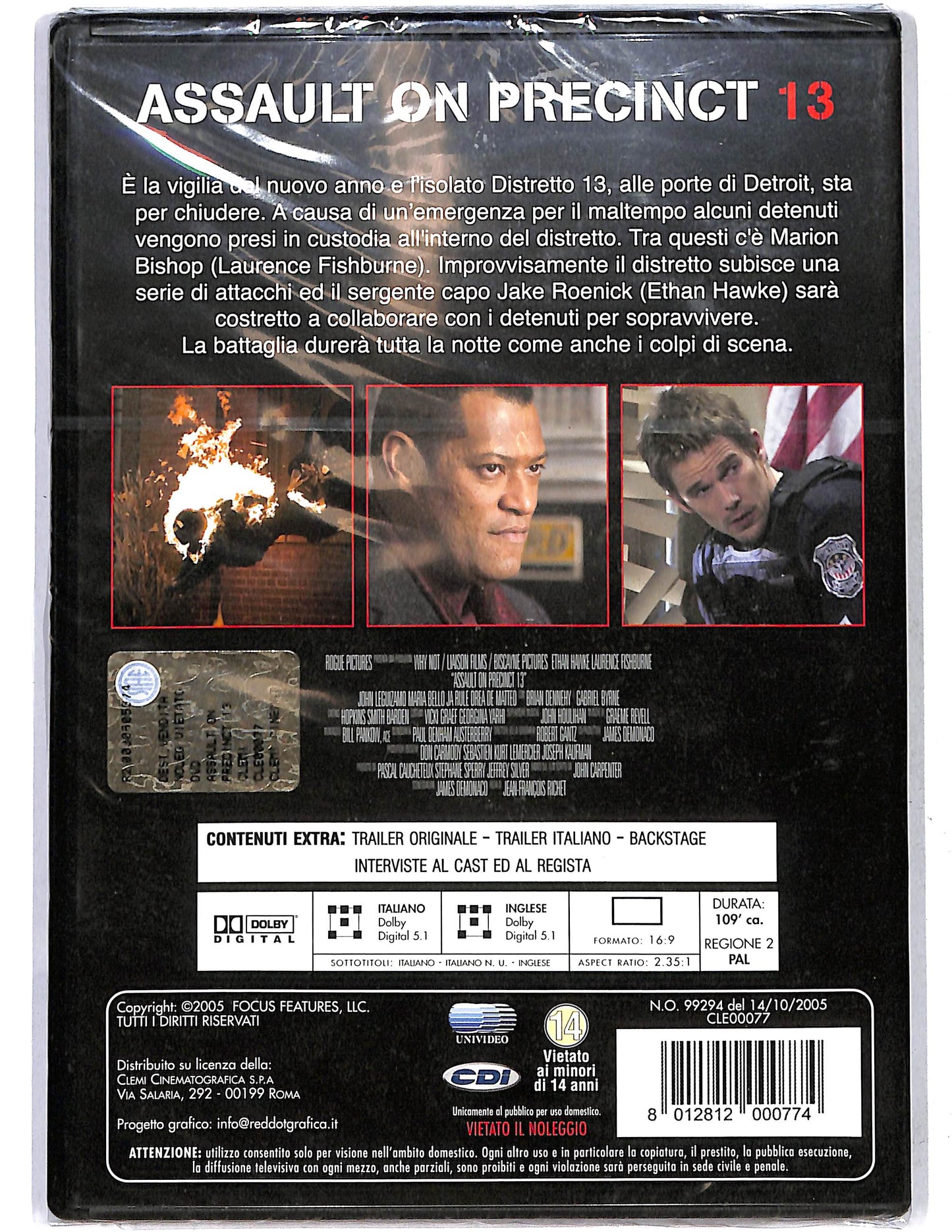 EBOND Assault on precinct 13 DVD D641727