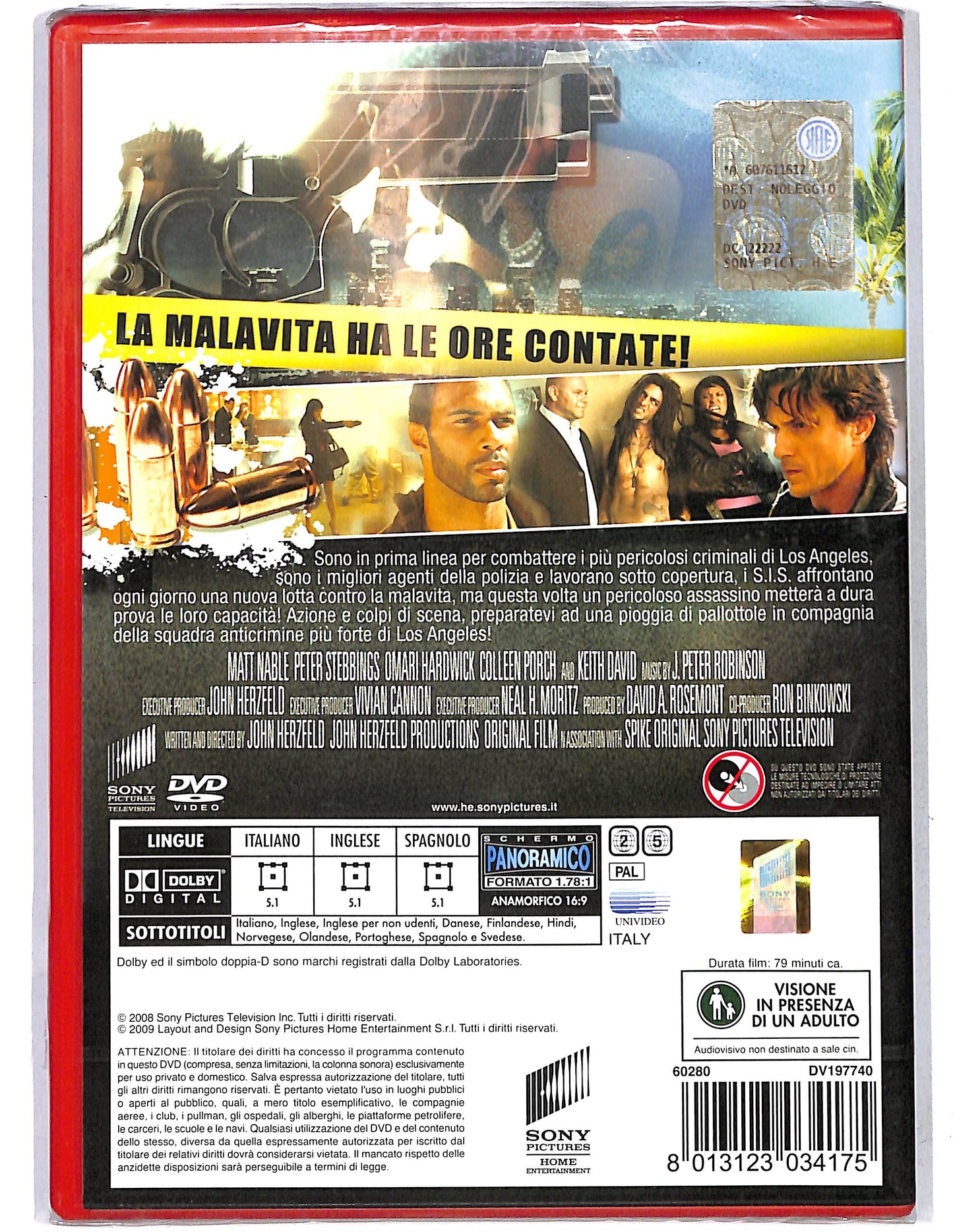 EBOND S.I.S. Sezione indagini speciali NOLEGGIO DVD D641733