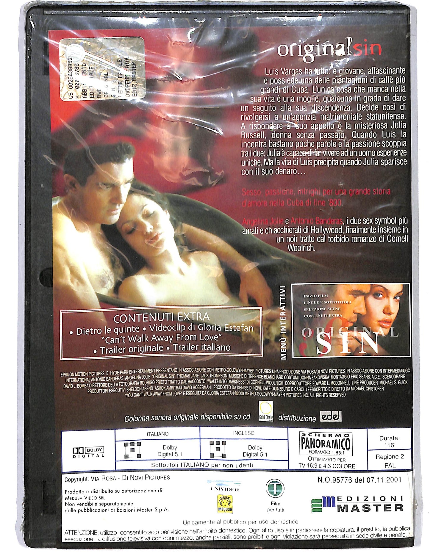 EBOND OriginalSin EDITORIALE DVD D641742