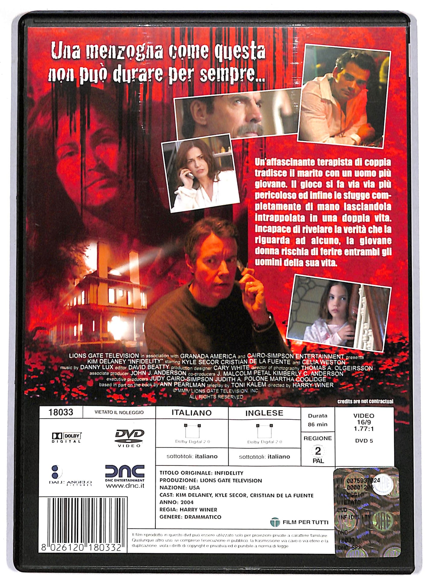 EBOND infidelity DVD D641940