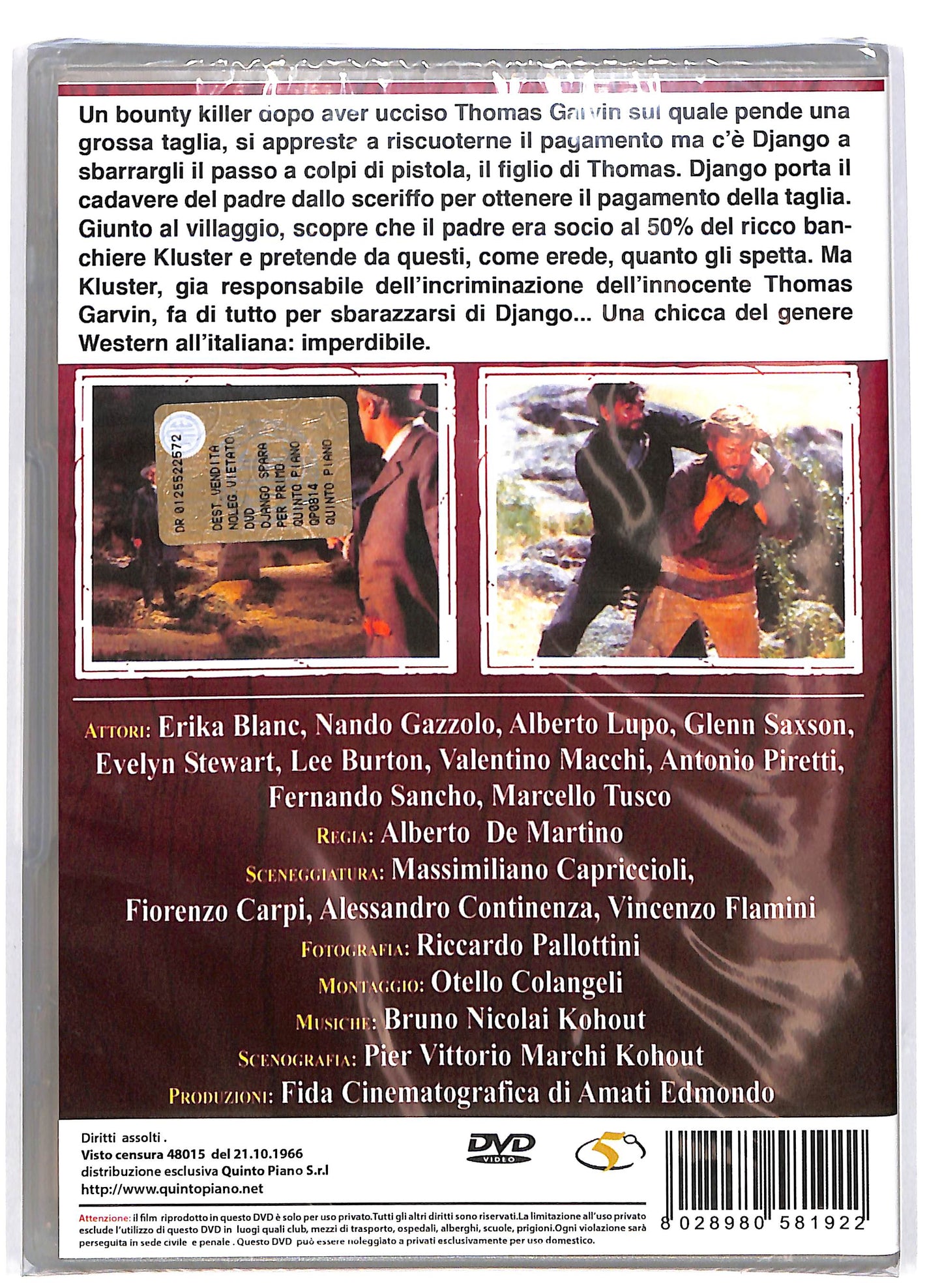 EBOND Django spara per primo DVD D642014