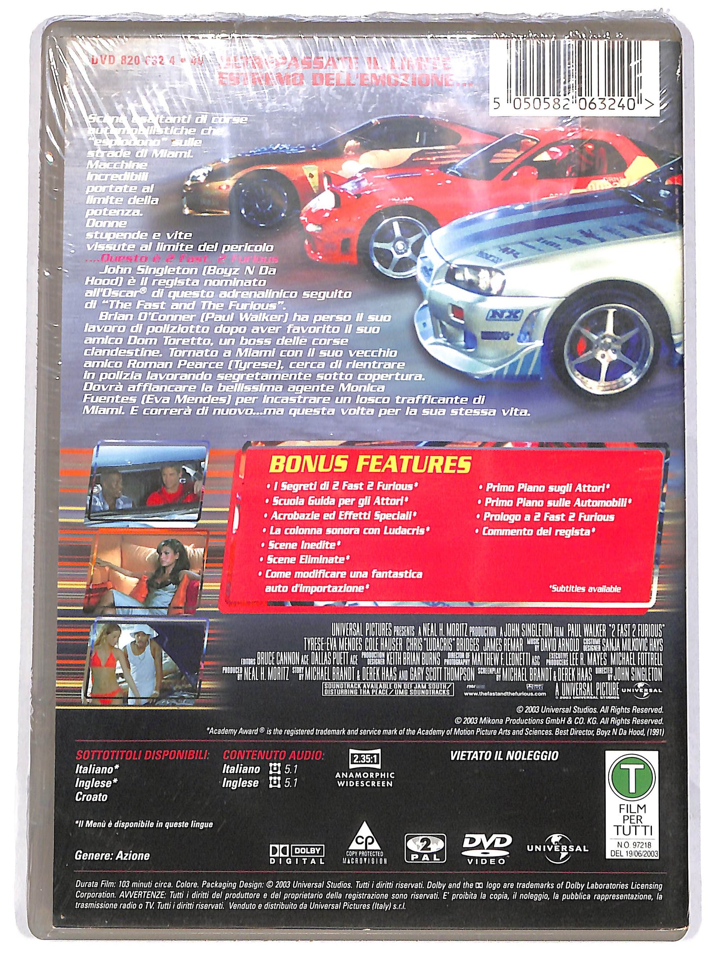 EBOND 2 Fast 2 Furious DVD D642101