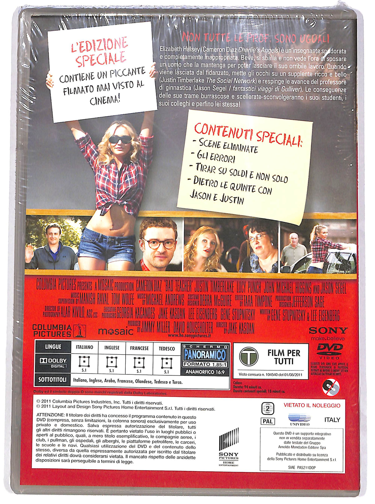 EBOND Bad Teacher - Una cattiva maestra EDIZIONE SPECIALE EDITORIALE DVD D642105