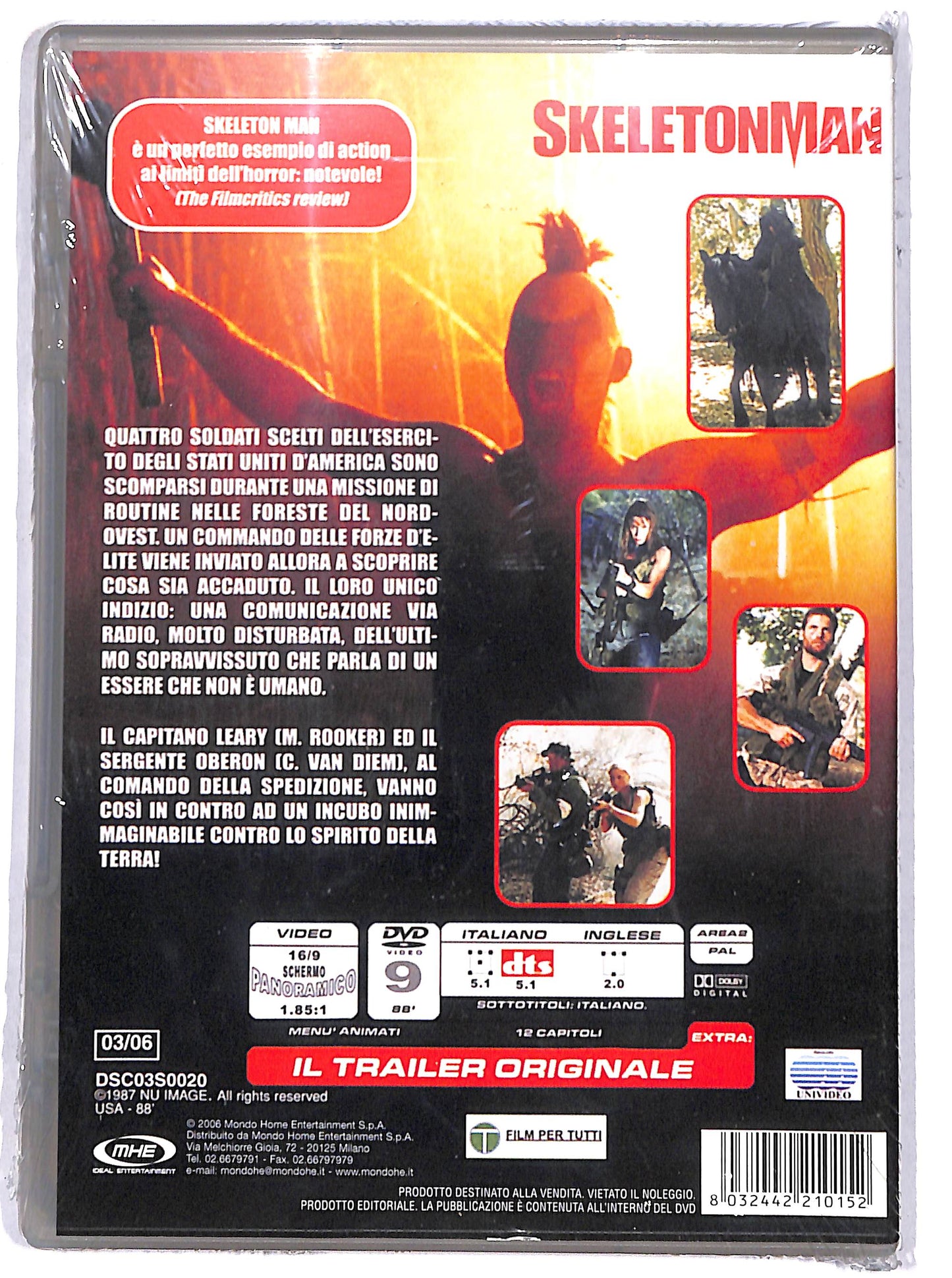 EBOND skeletonman DVD D642236