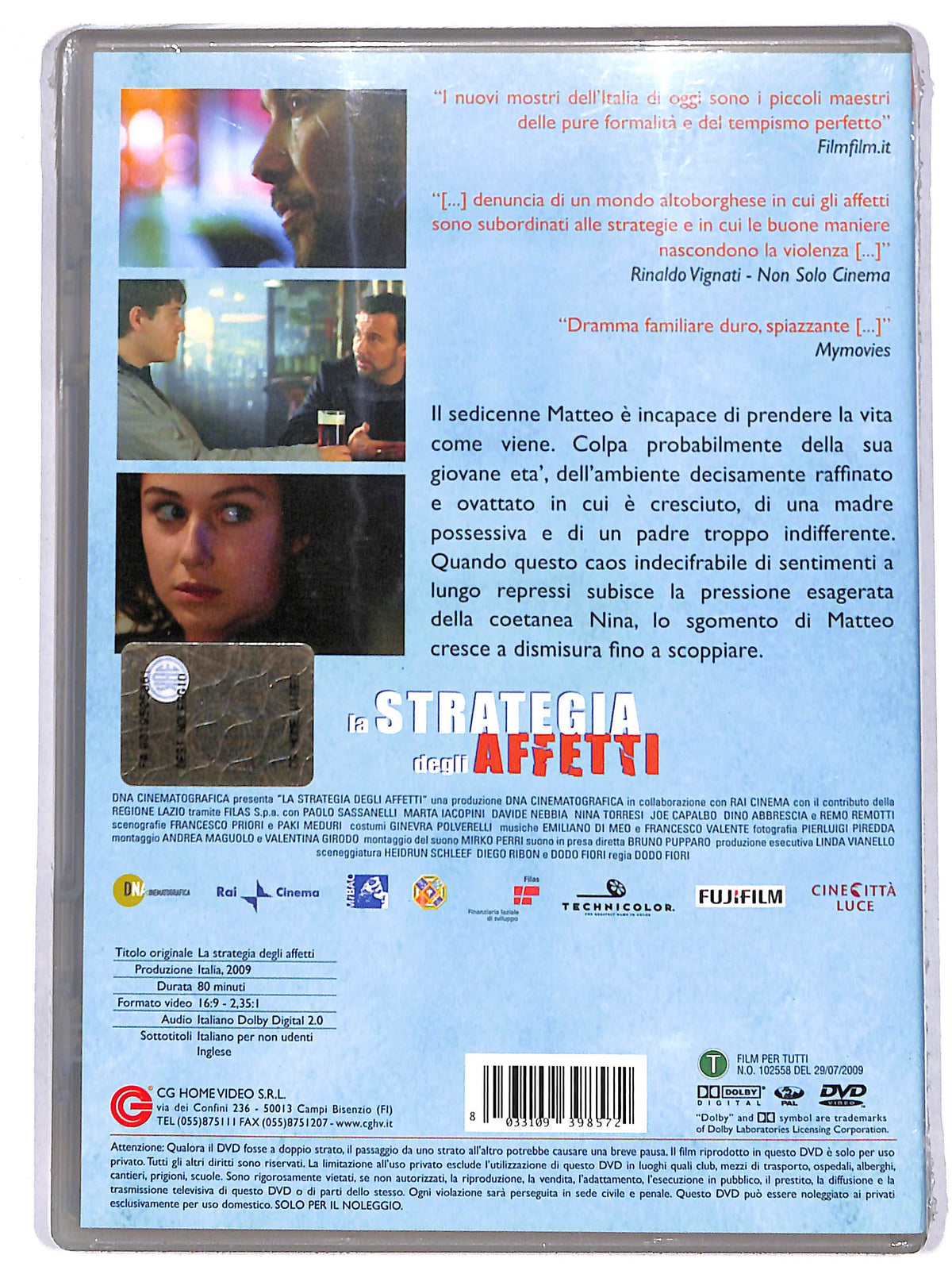 EBOND La strategia degli affetti NOLEGGIO DVD D642245