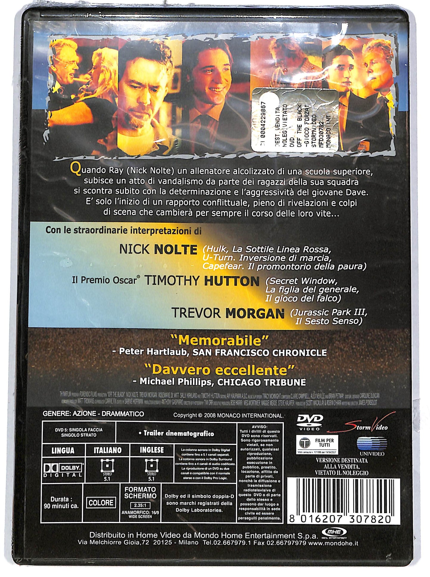EBOND Off the Black - Gioco forzato DVD D642439