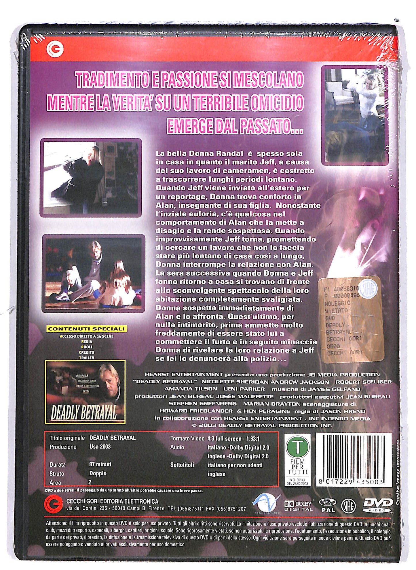 EBOND Deadly Betrayal DVD D642668