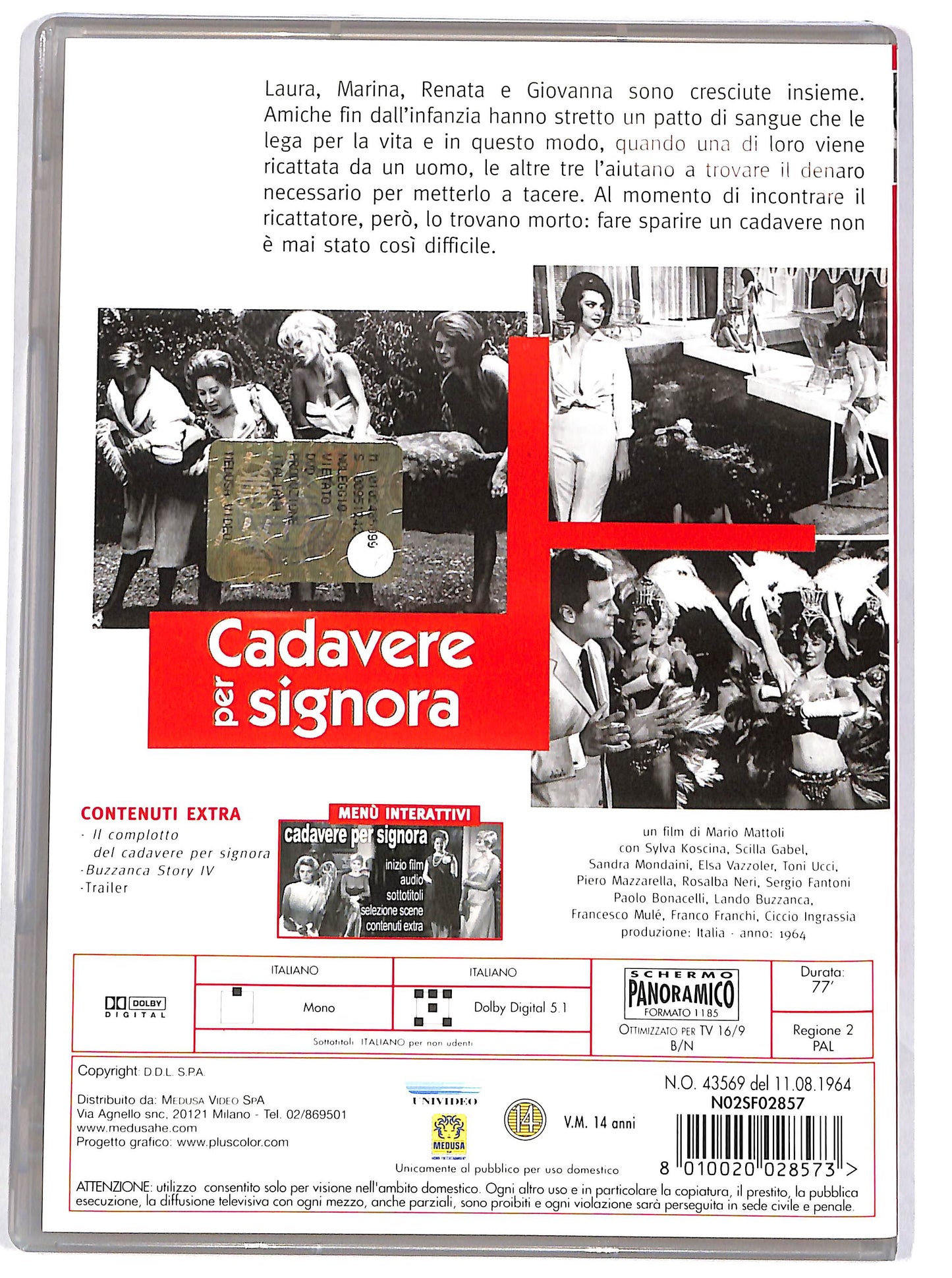 EBOND Cadavere per signora DVD D642730