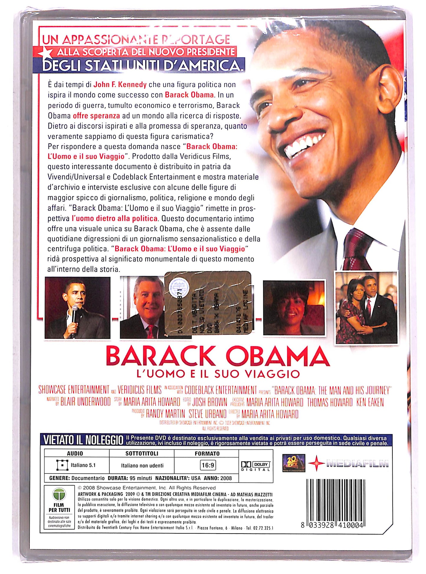 EBOND Barack Obama - L'uomo e il suo viaggio DVD D642915
