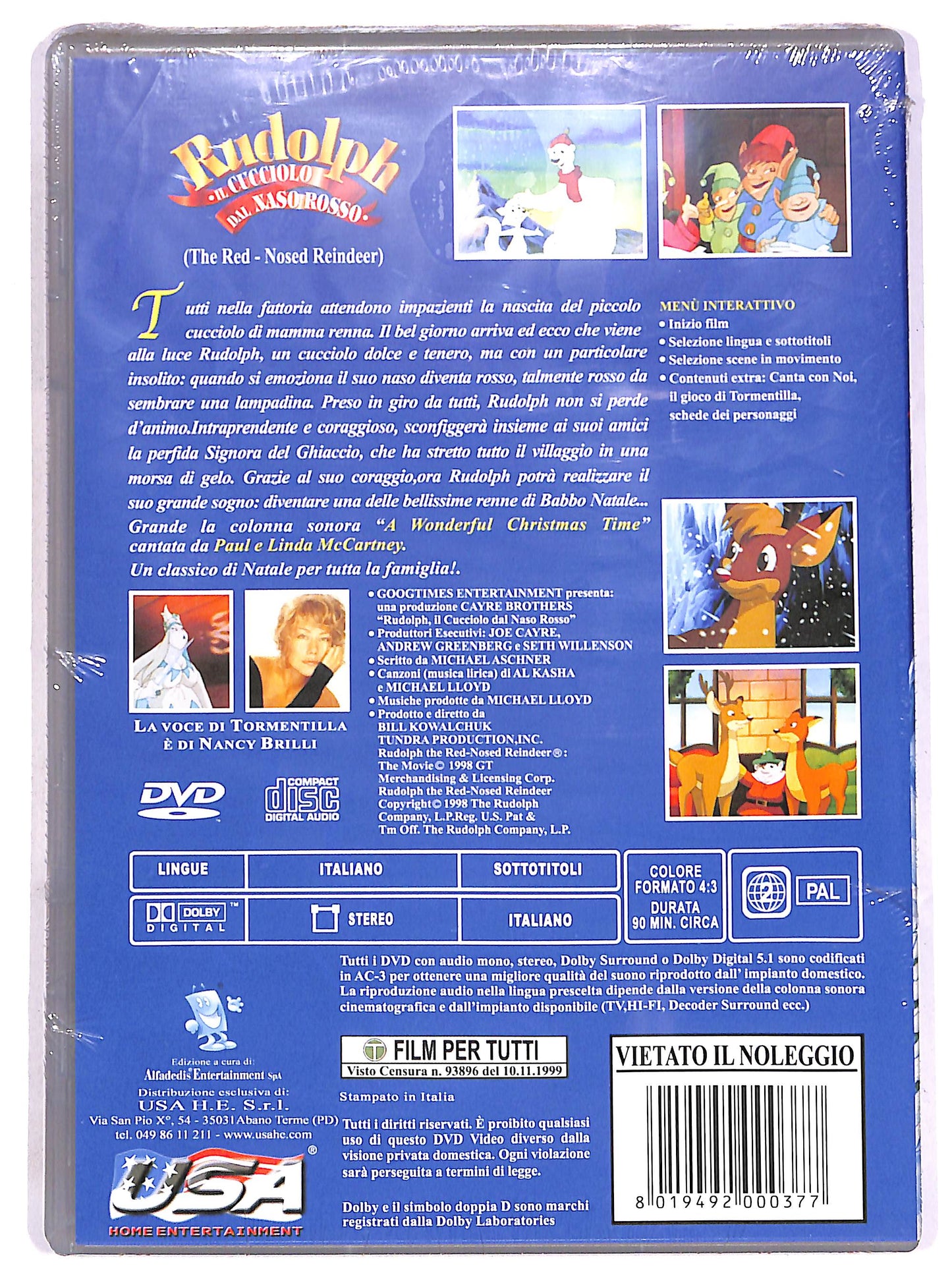 EBOND Rudolph, il cucciolo dal naso rosso DVD D642921
