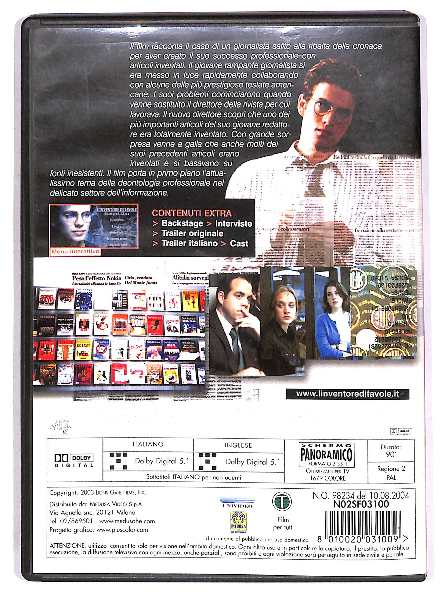EBOND L'inventore di favole DVD D642929