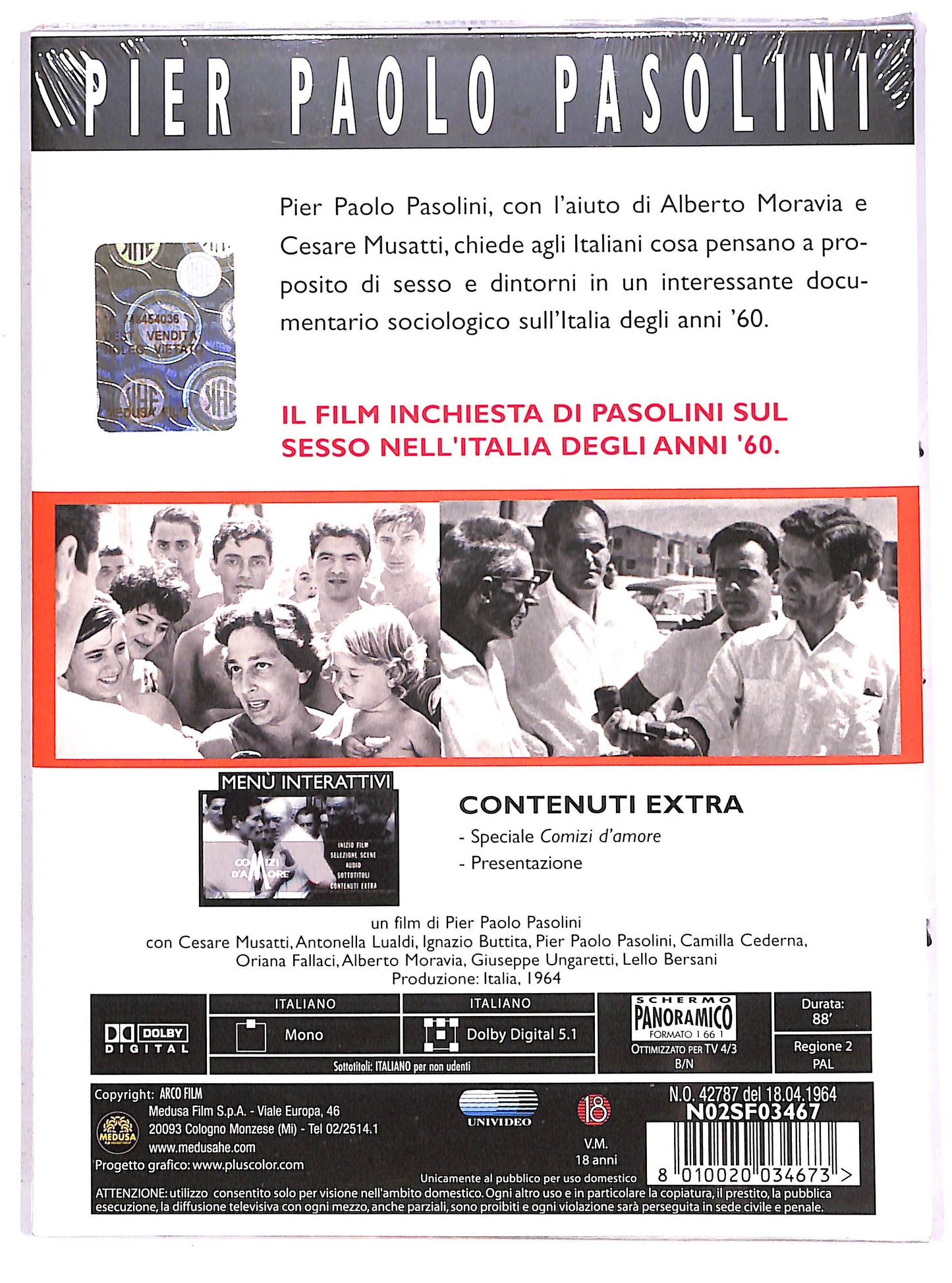 EBOND Comizi d'amore DIGIPACK DVD D643032