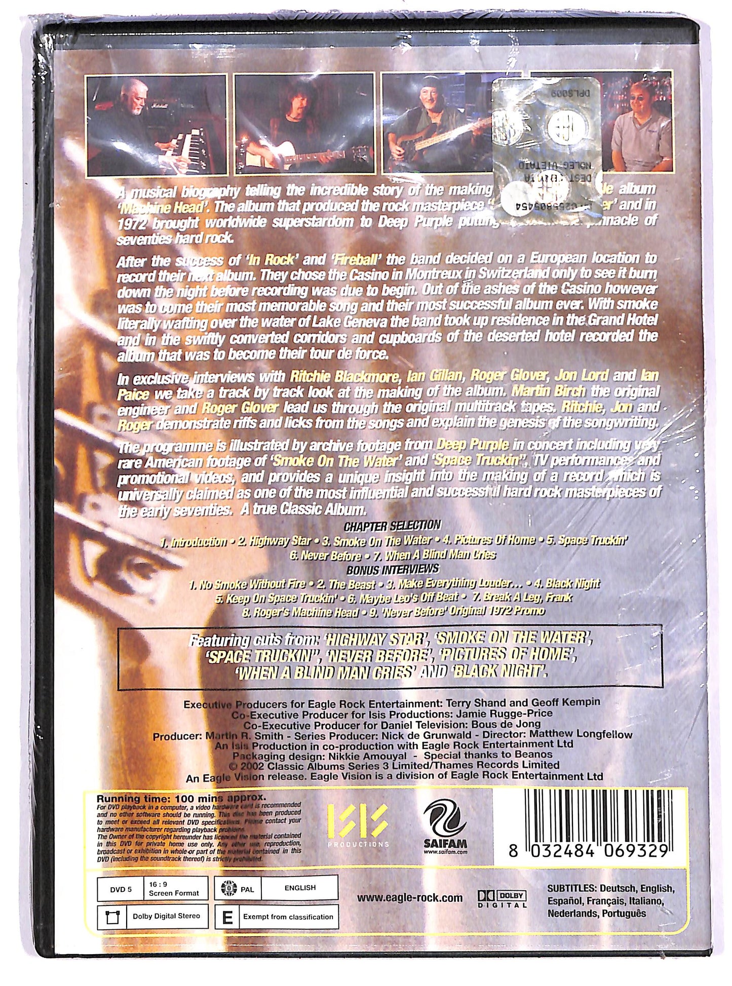 EBOND Deep Purple - Machine Head DVD D643165