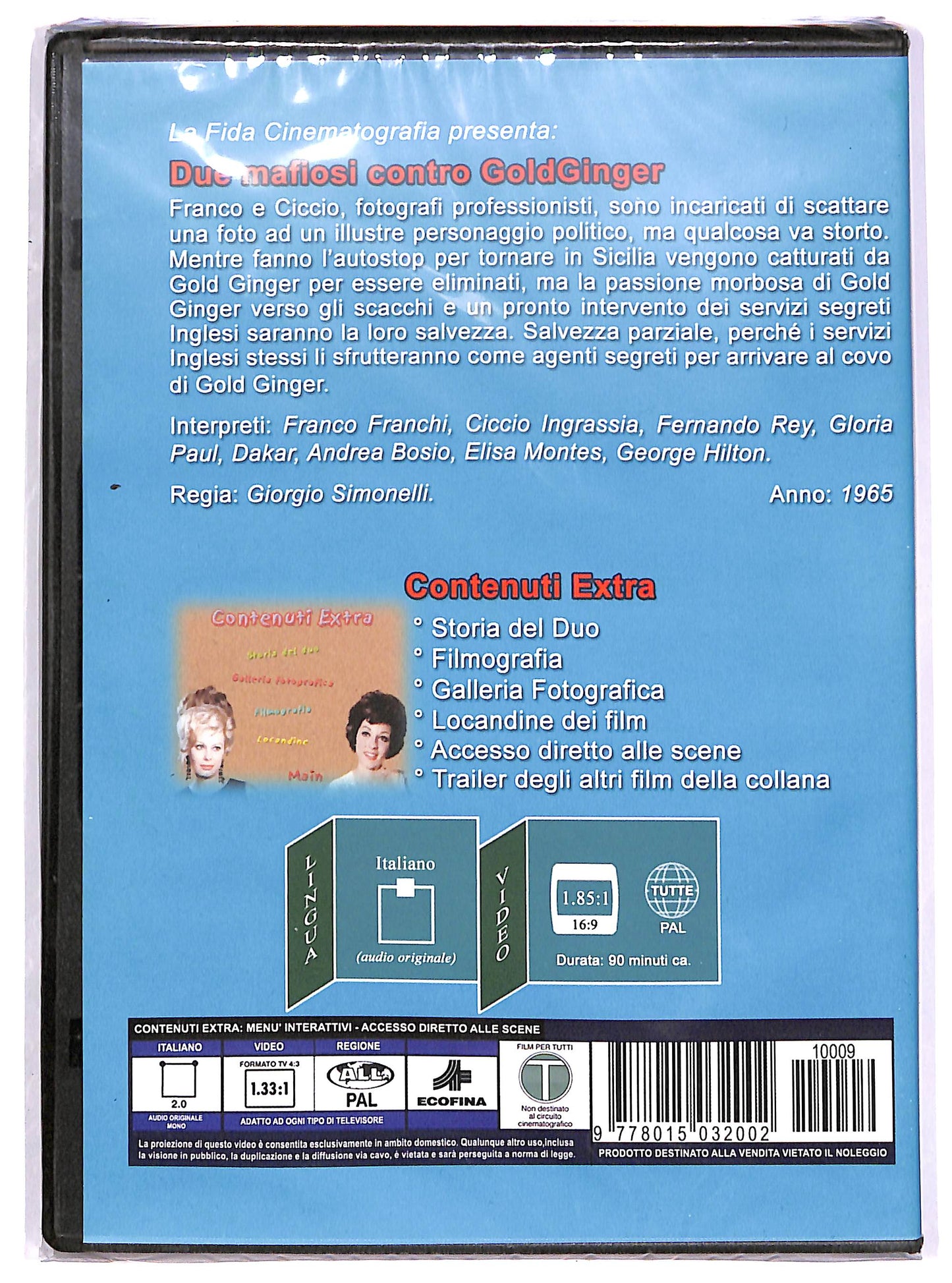 EBOND Due mafiosi contro Goldginger EDITORIALE DVD D643215