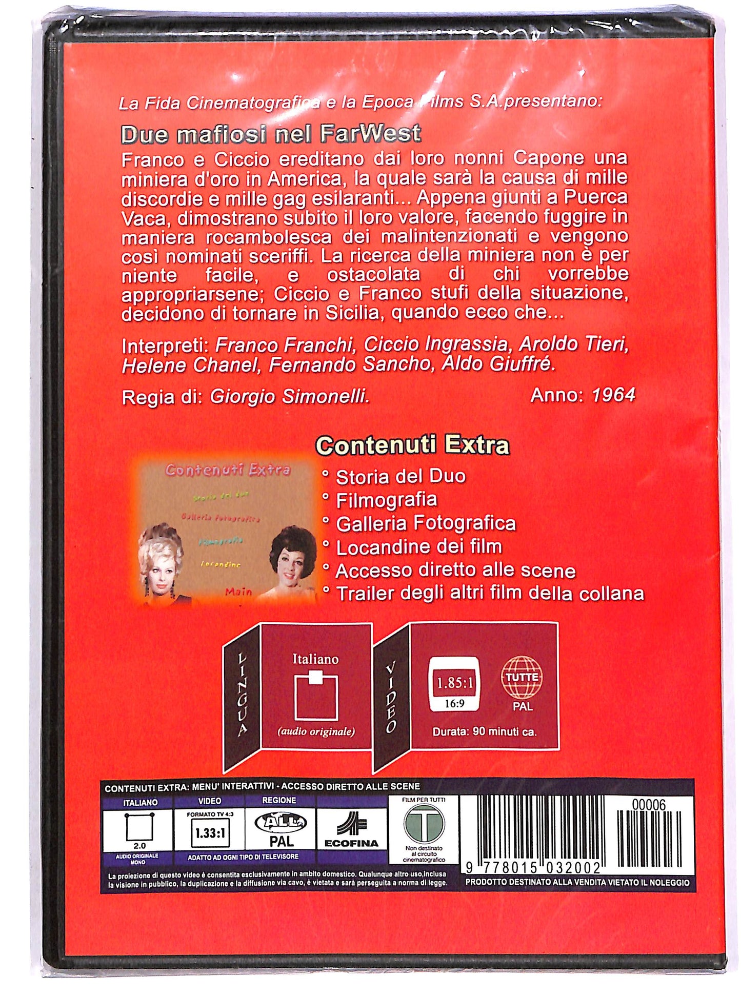 EBOND Due mafiosi nel Far West EDITORIALE DVD D643247