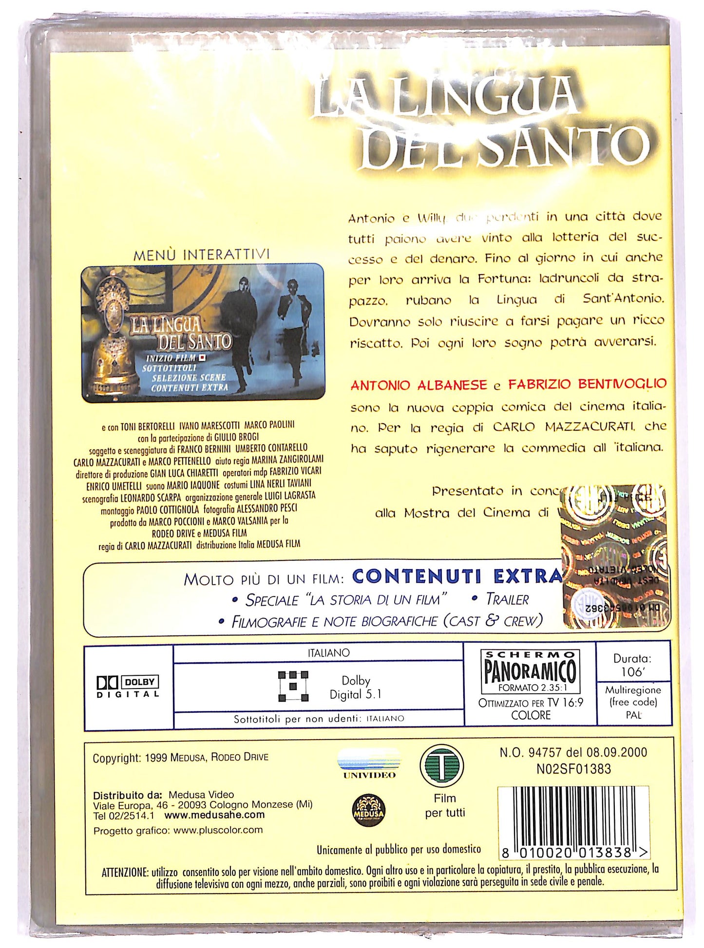 EBOND La lingua del santo DVD D643262