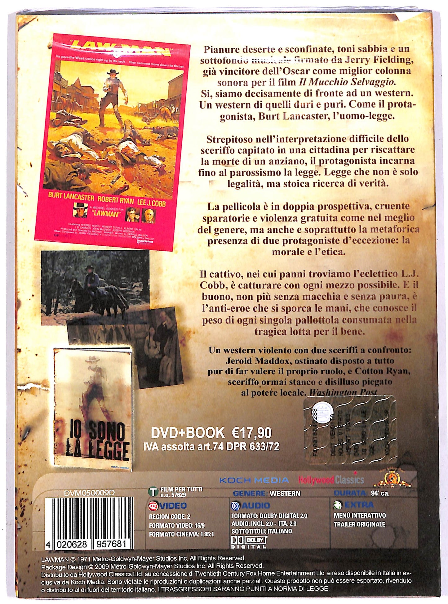 EBOND Io sono la legge (DVD+Libro) SLIPCASE DVD D643408