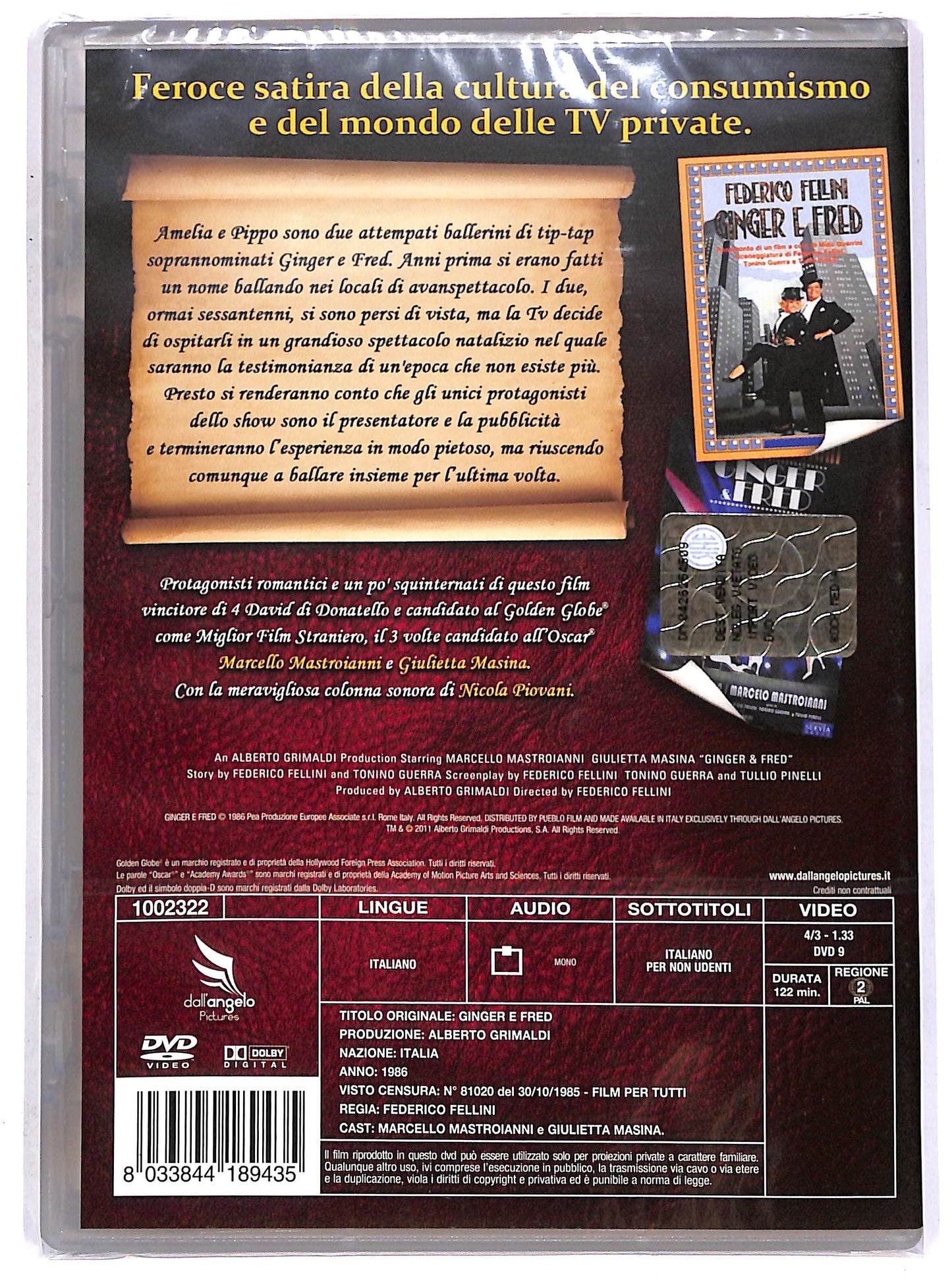EBOND Ginger e Fred DVD D643434