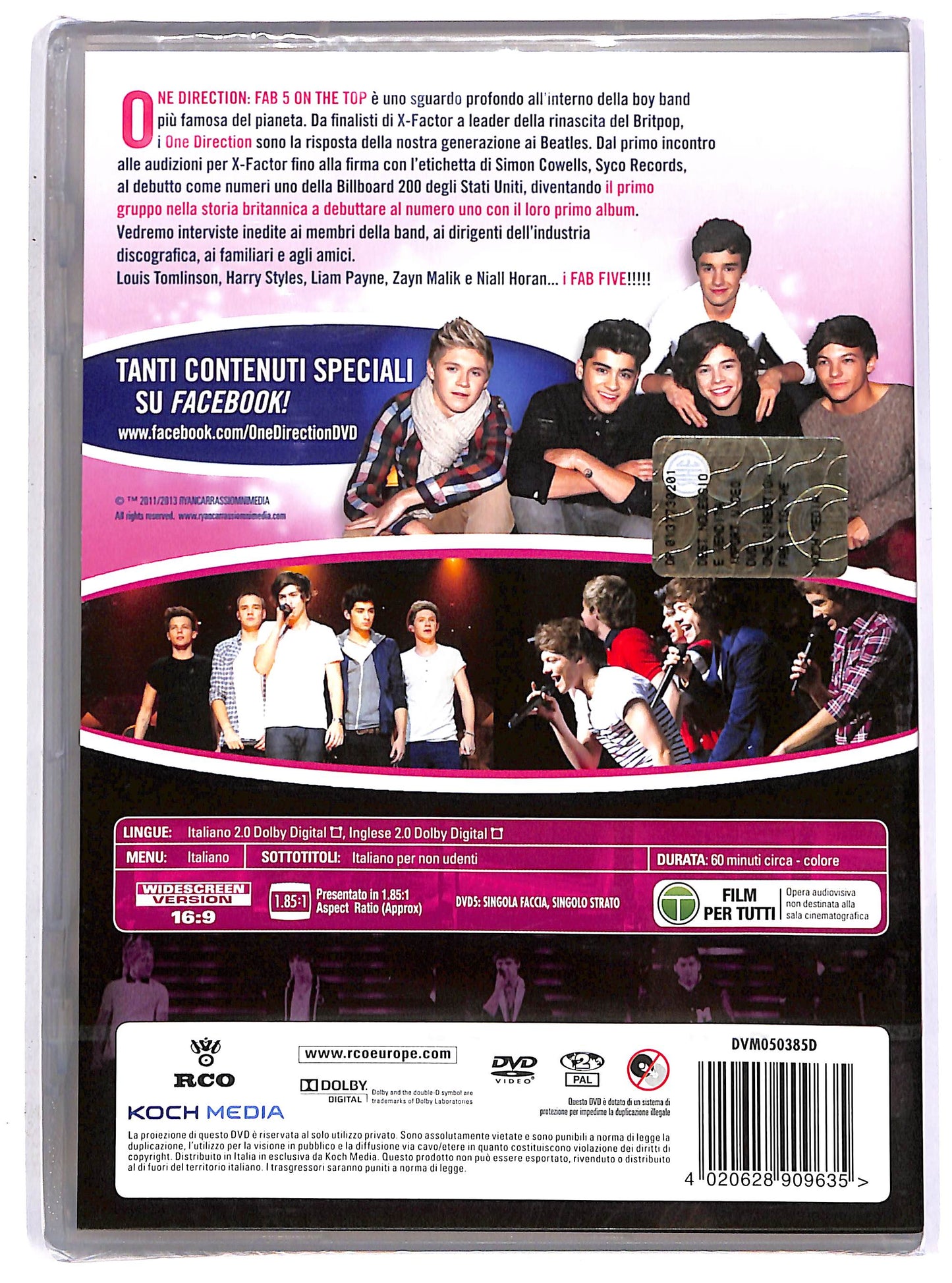EBOND One Direction - Fab 5 On The Top DVD D643459