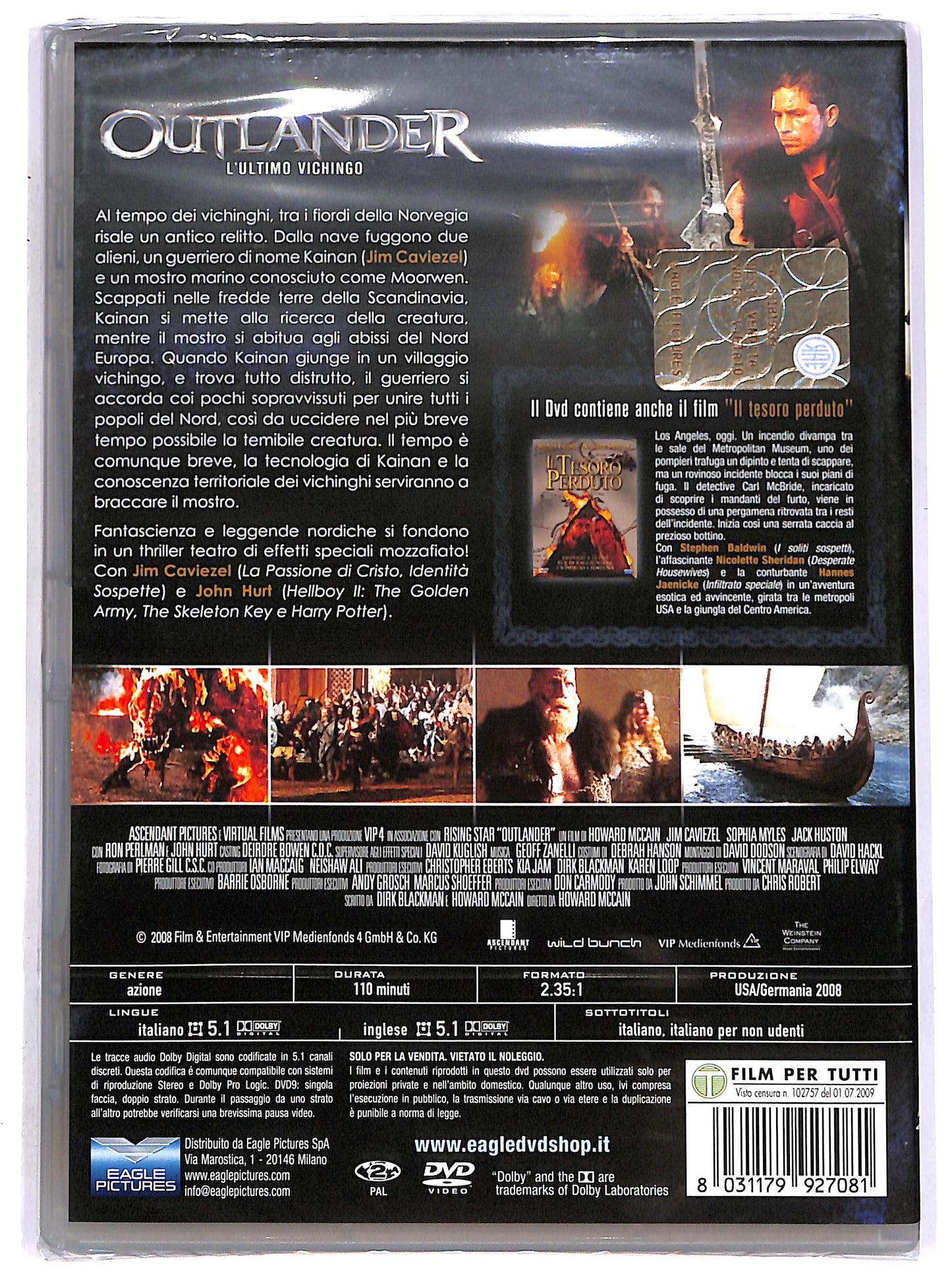 EBOND Outlander - L'ultimo vichingo + Il tesoro perduto DVD D643464