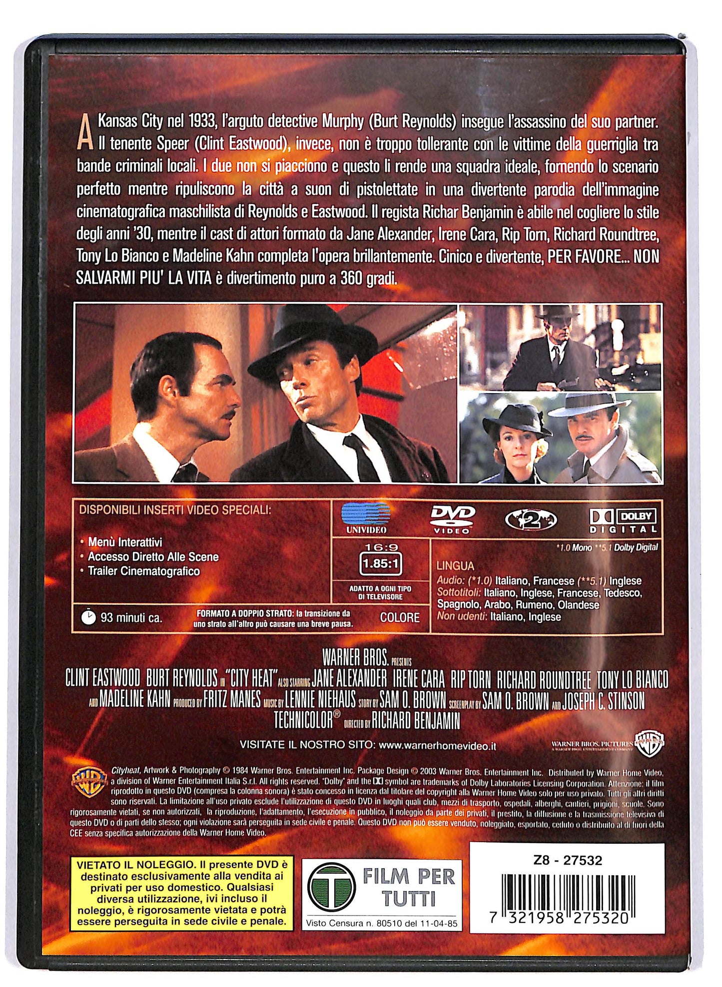 EBOND Per piacere / Per Favore... non salvarmi piu la vita DVD D643501