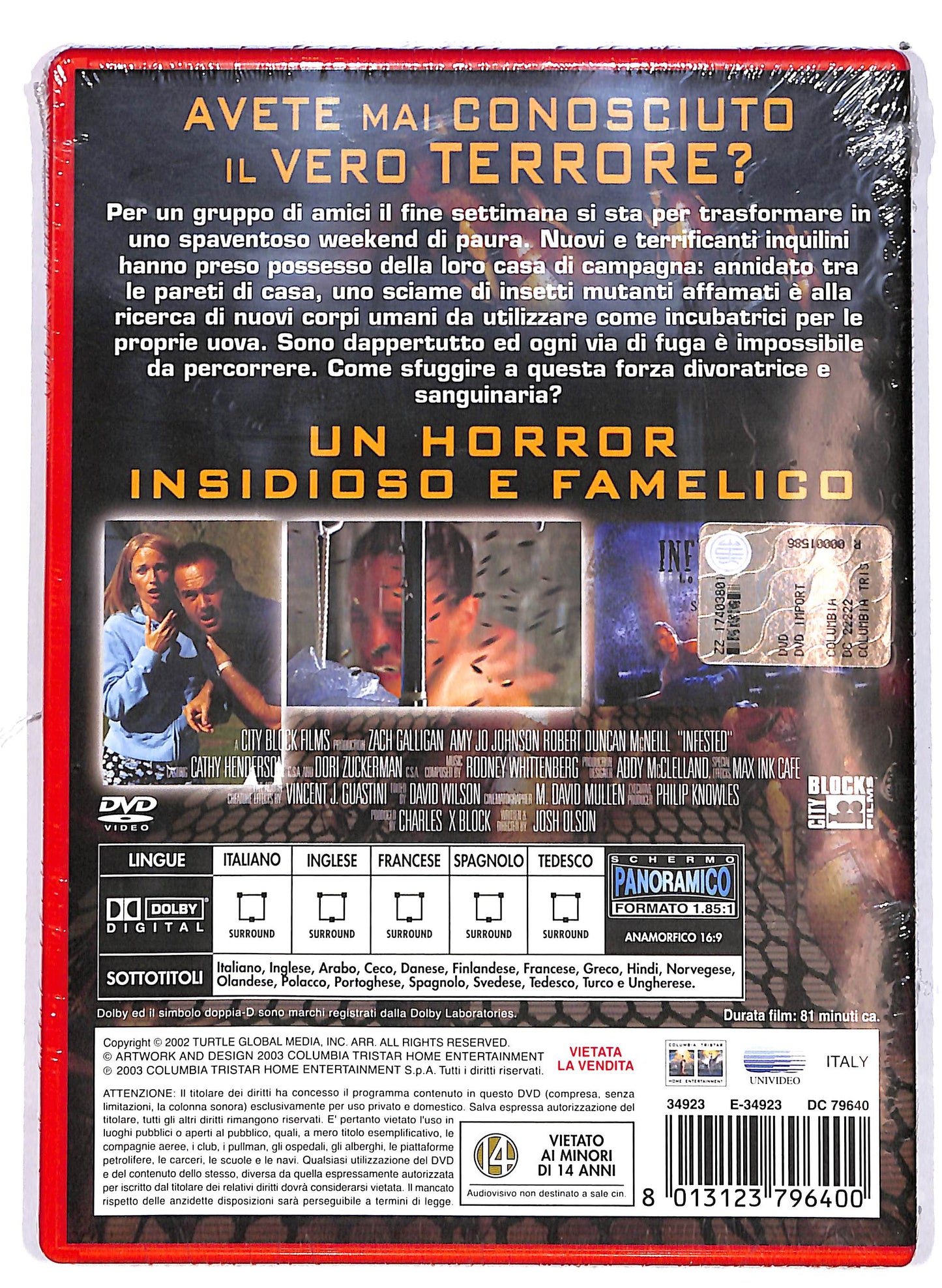EBOND Infested lo sciame NOLEGGIO DVD D643503