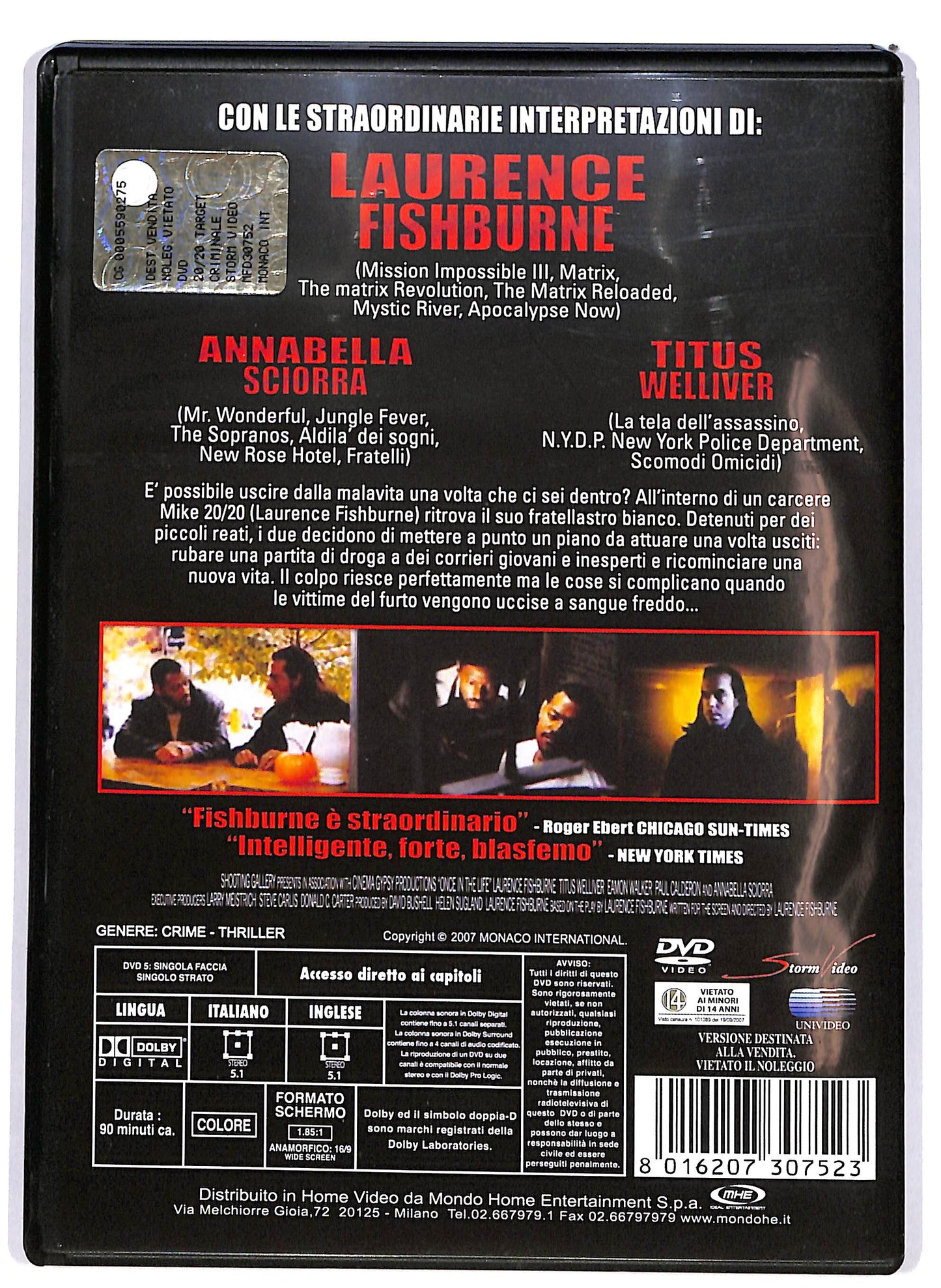 EBOND 20/20 Target criminale DVD D643525