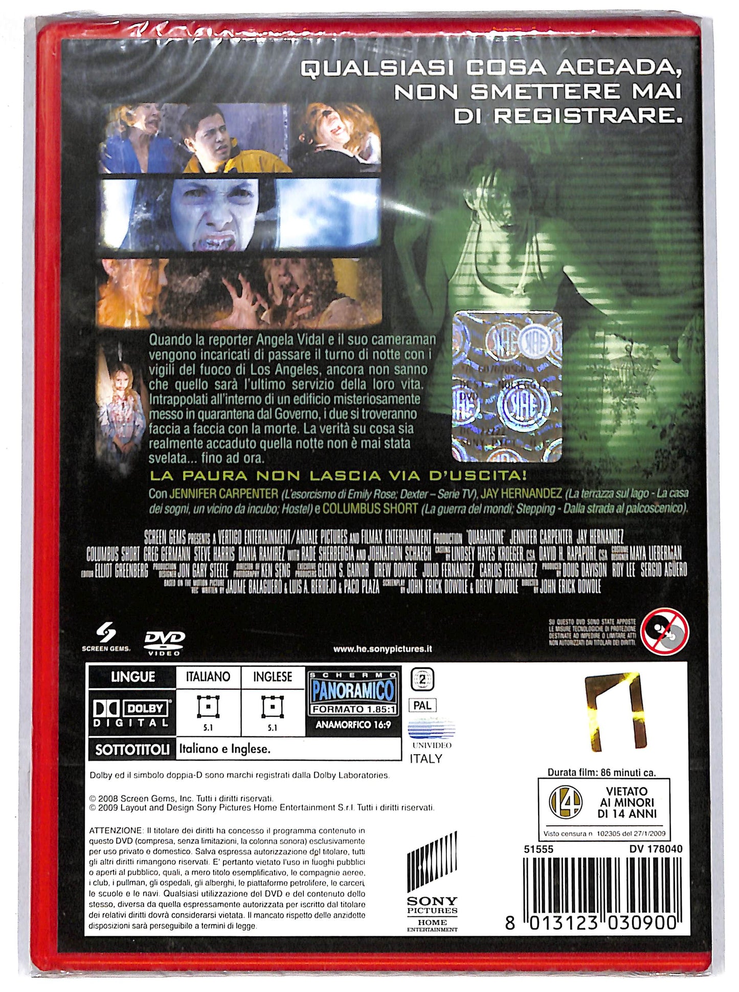 EBOND quarantena NOLEGGIO DVD D643750