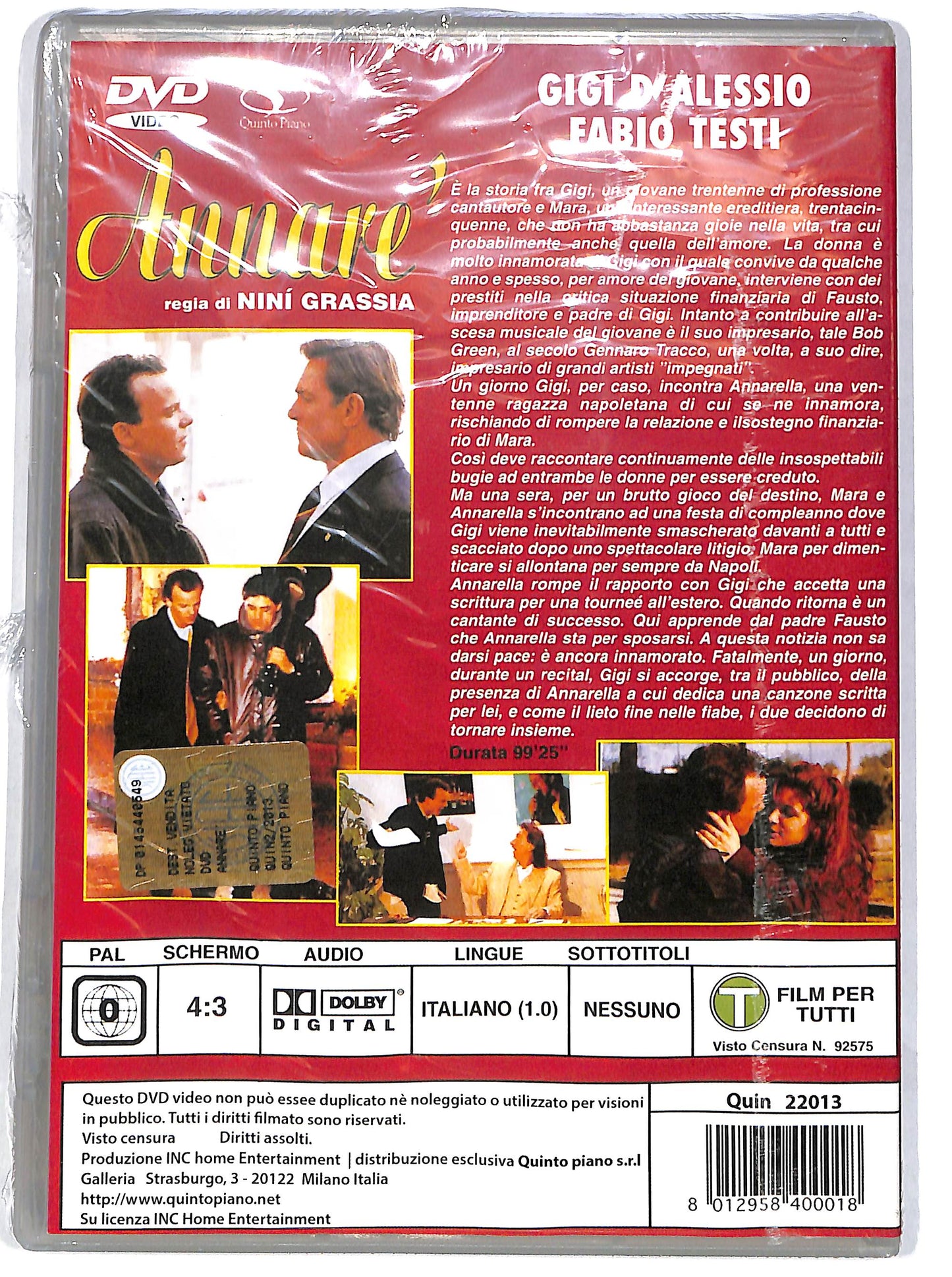 EBOND Gigi D'Alessio - Annare DVD D643824