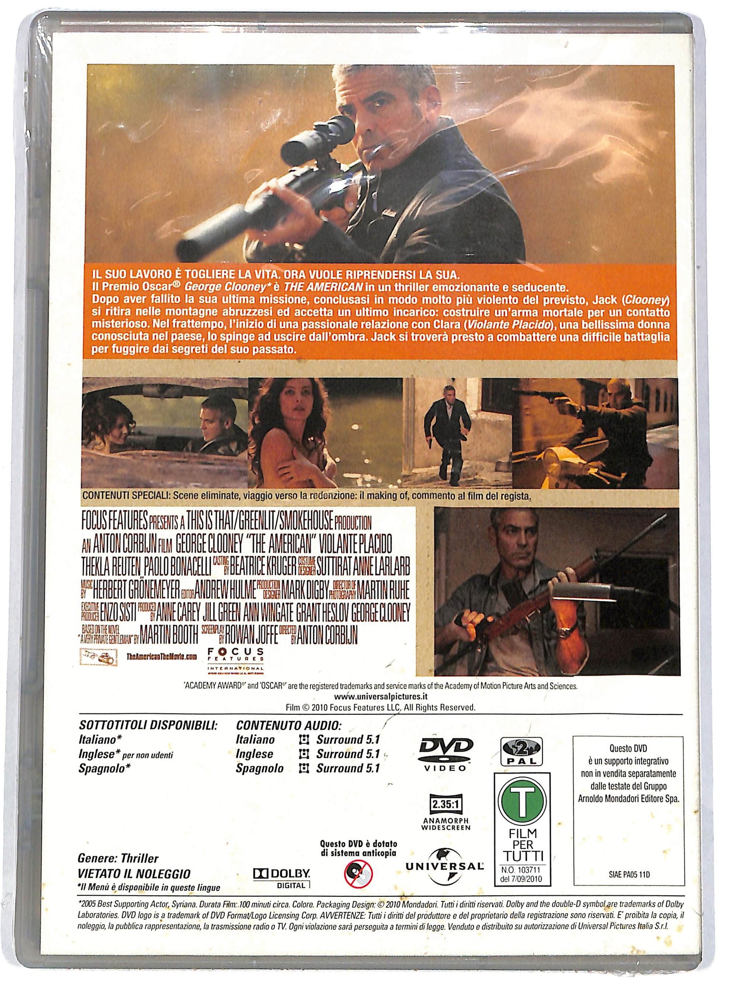 EBOND The American (film 2010) EDITORIALE DVD D643850