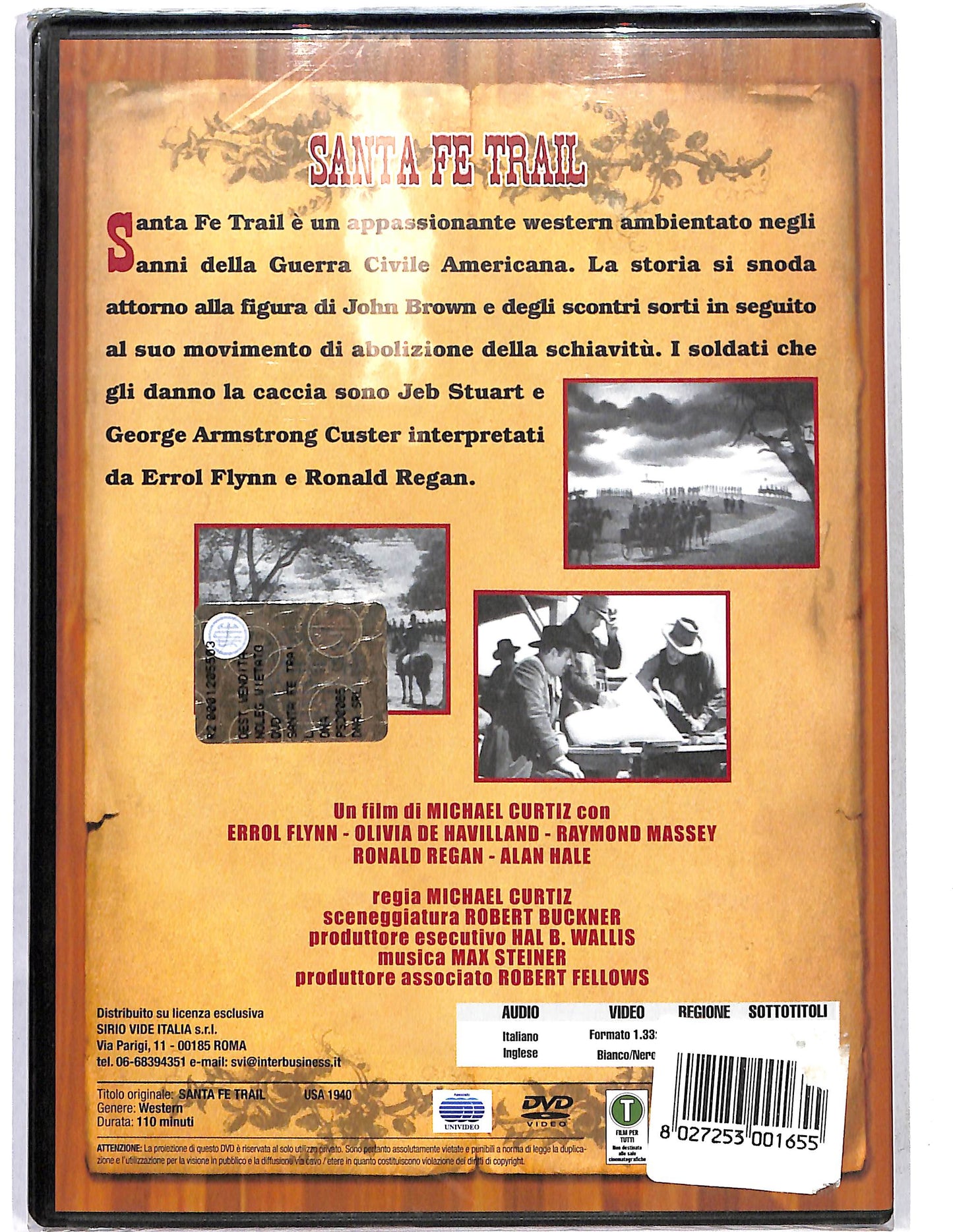 EBOND Santa fe trail DVD D643930