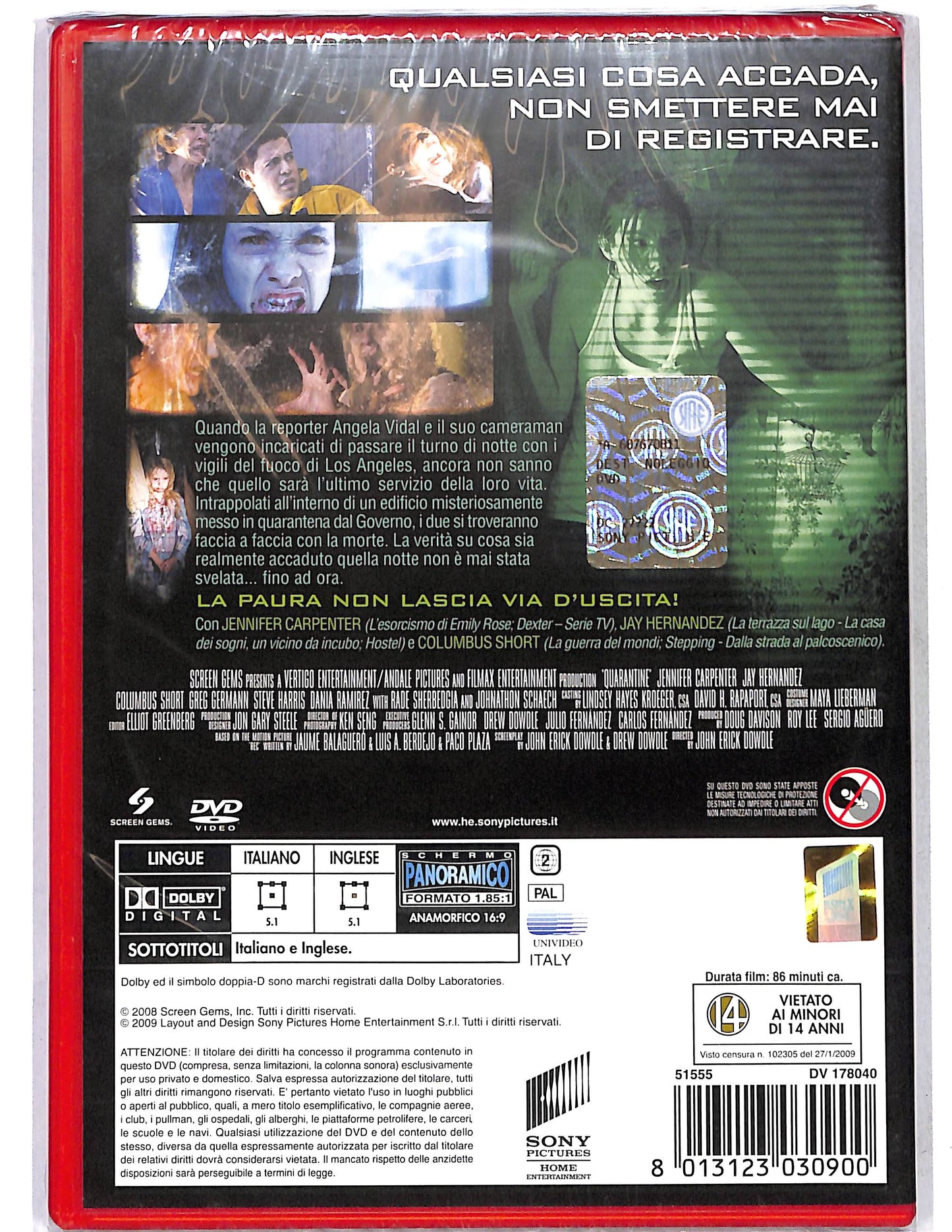 EBOND Quarantena NOLEGGIO DVD D644021
