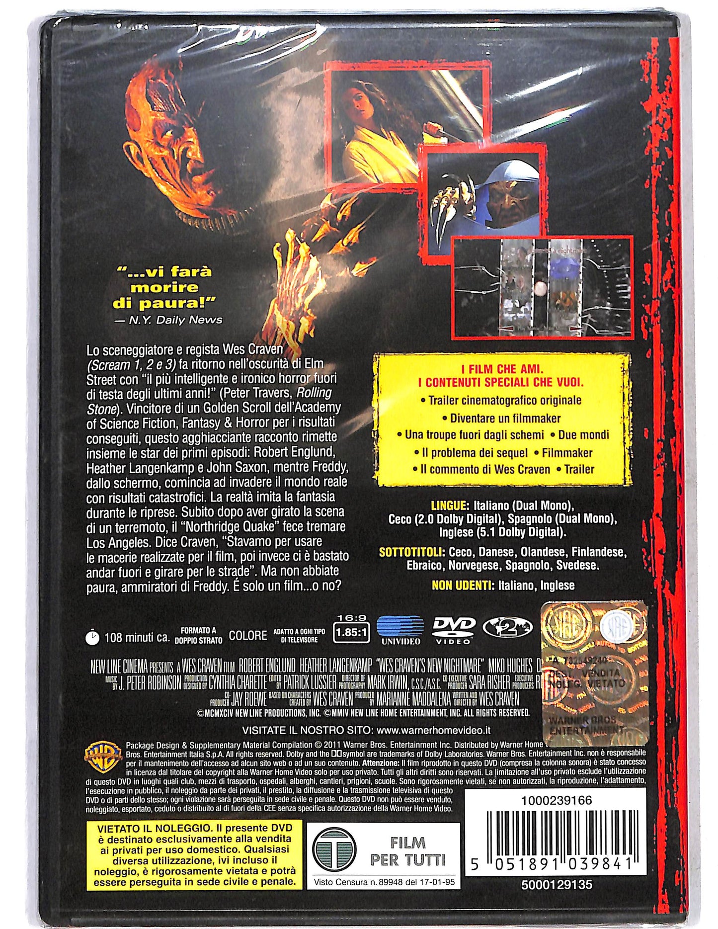 EBOND Nightmare Nuovo incubo DVD D644109