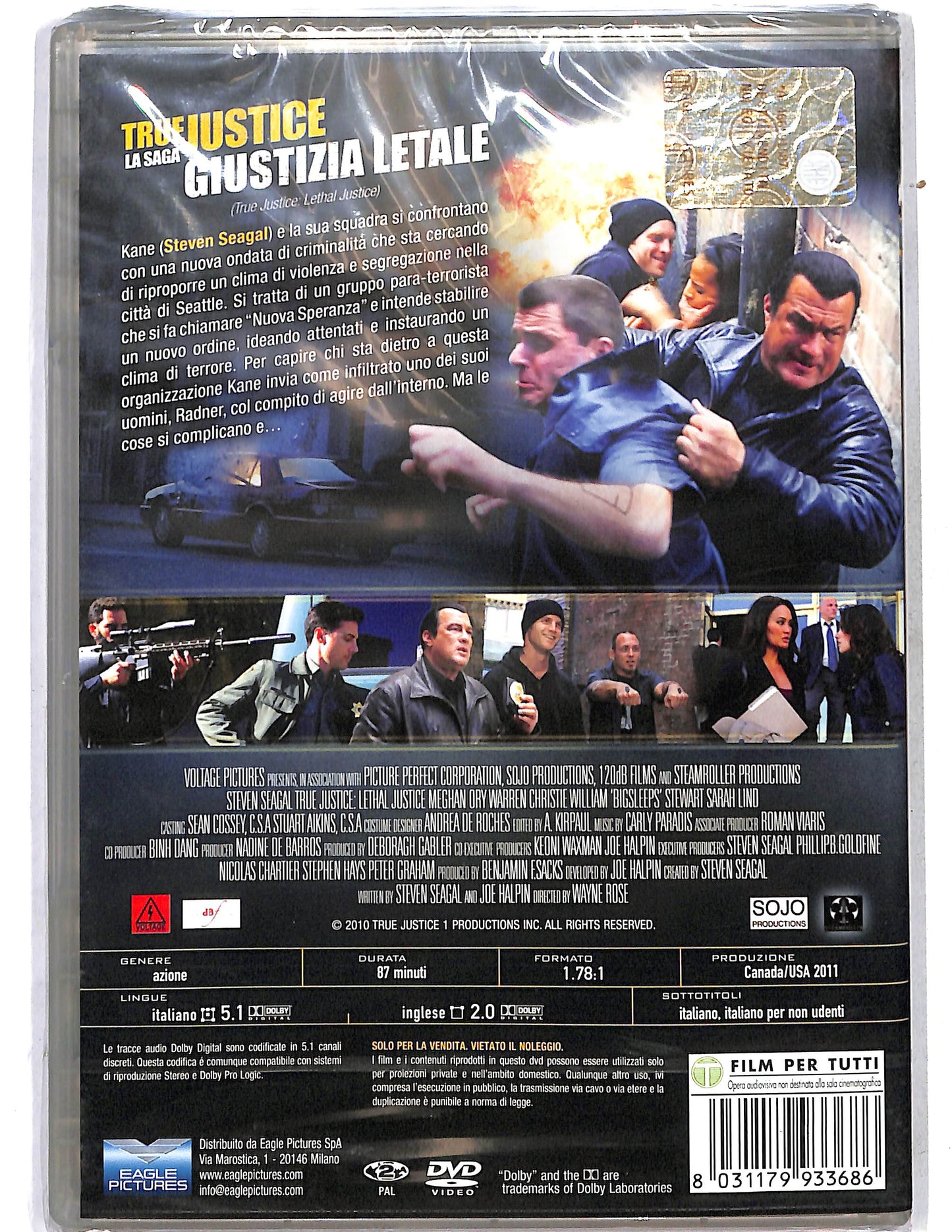 EBOND True Justice Giustizia letale DVD D644127