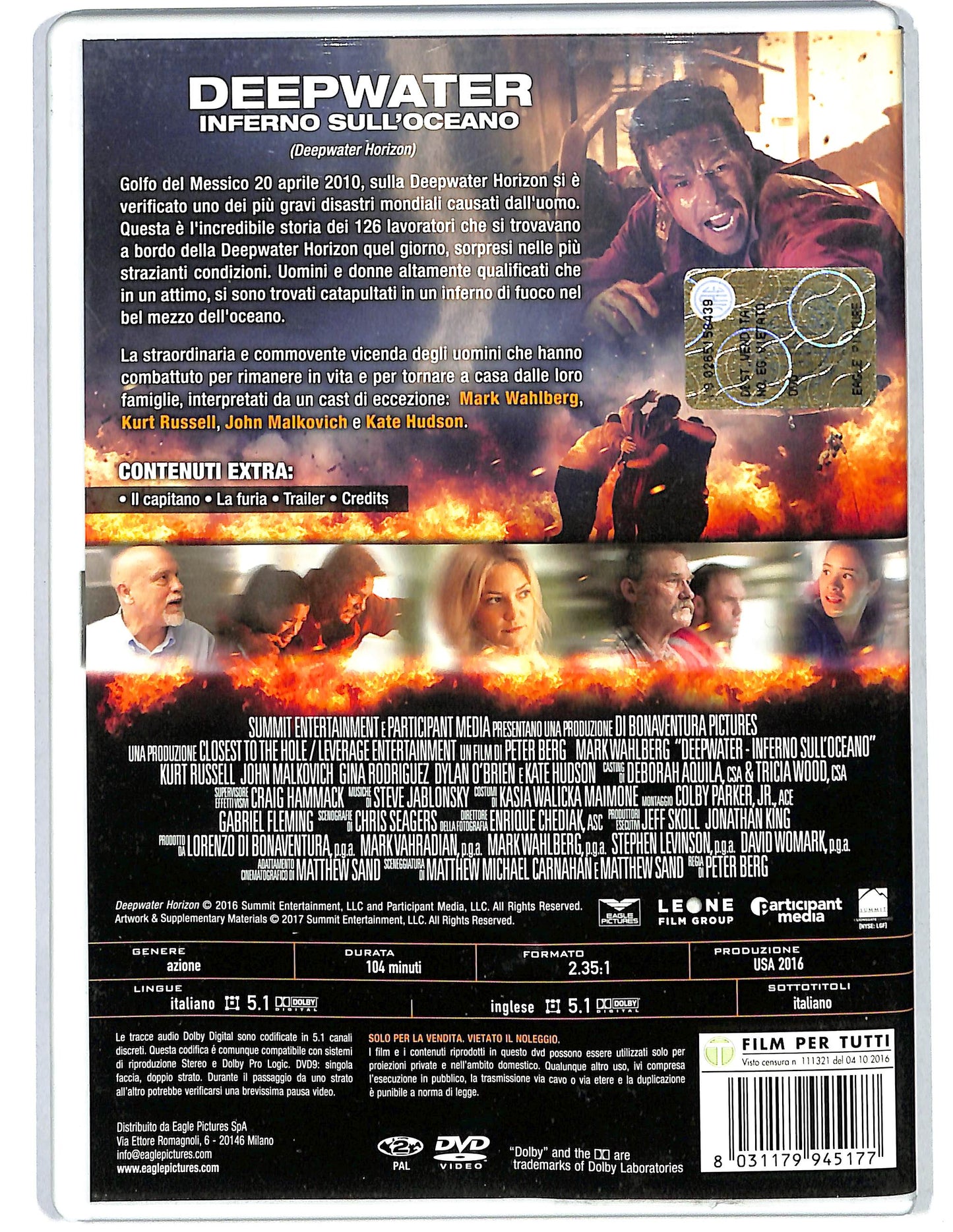 EBOND Deepwater Inferno sull'oceano DVD D644211