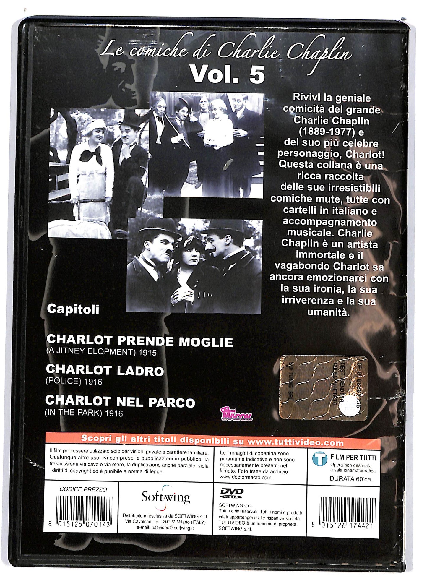 EBOND Le Comiche di Charlie Chaplin Vol.5 EDITORIALE DVD D644454