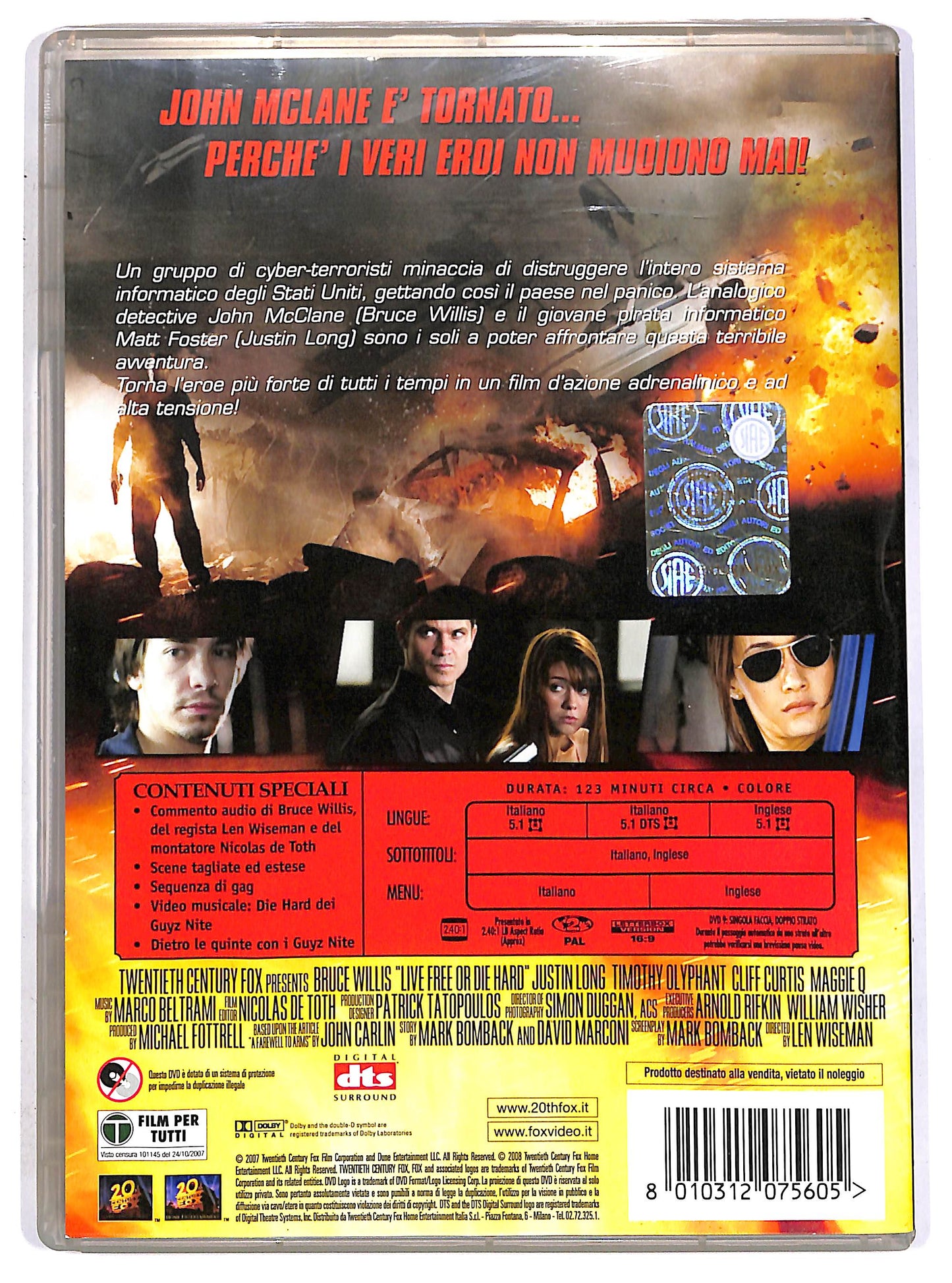 EBOND Die Hard - Vivere o morire DVD D645215