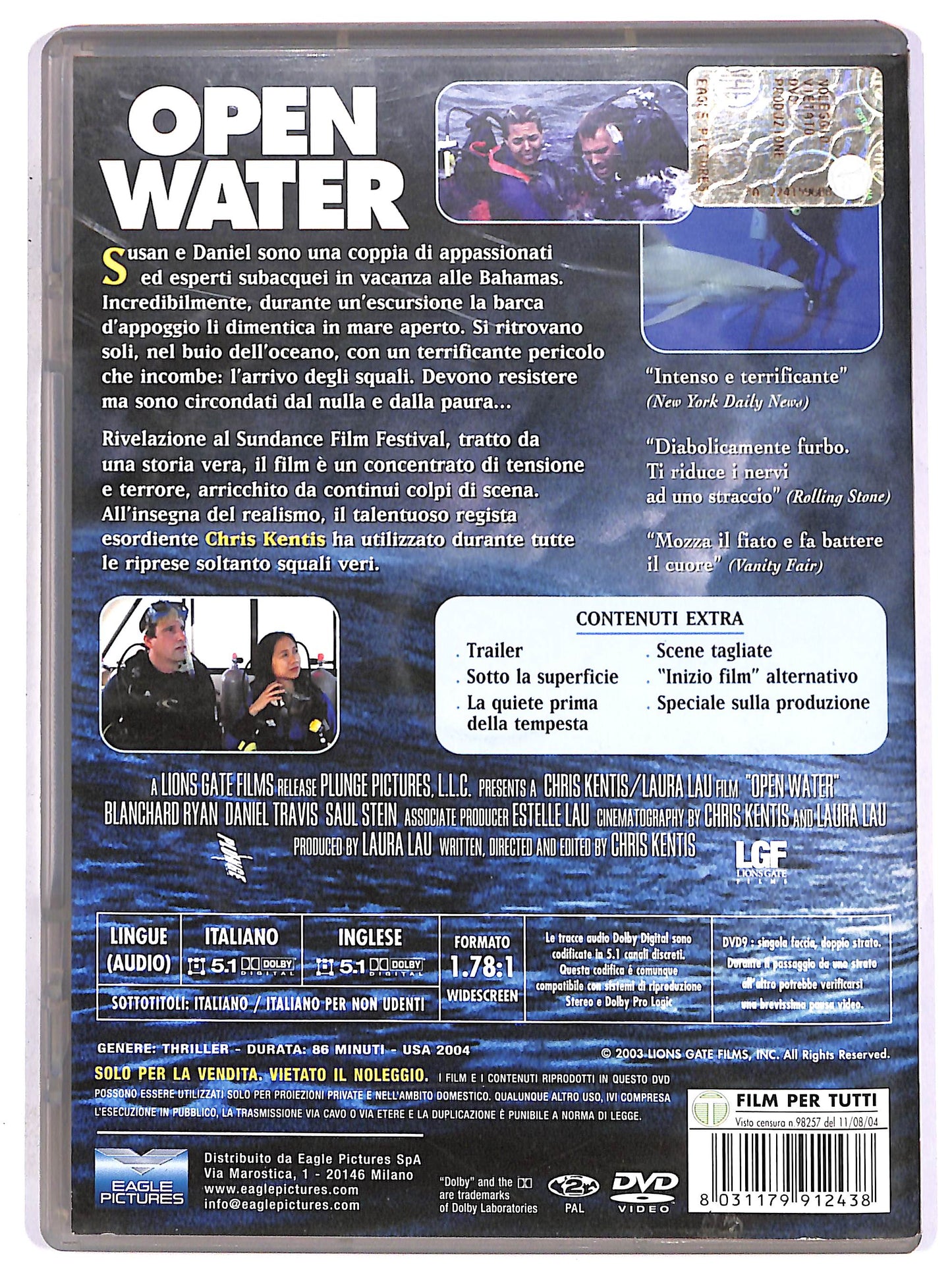 EBOND Open Water DVD D645327
