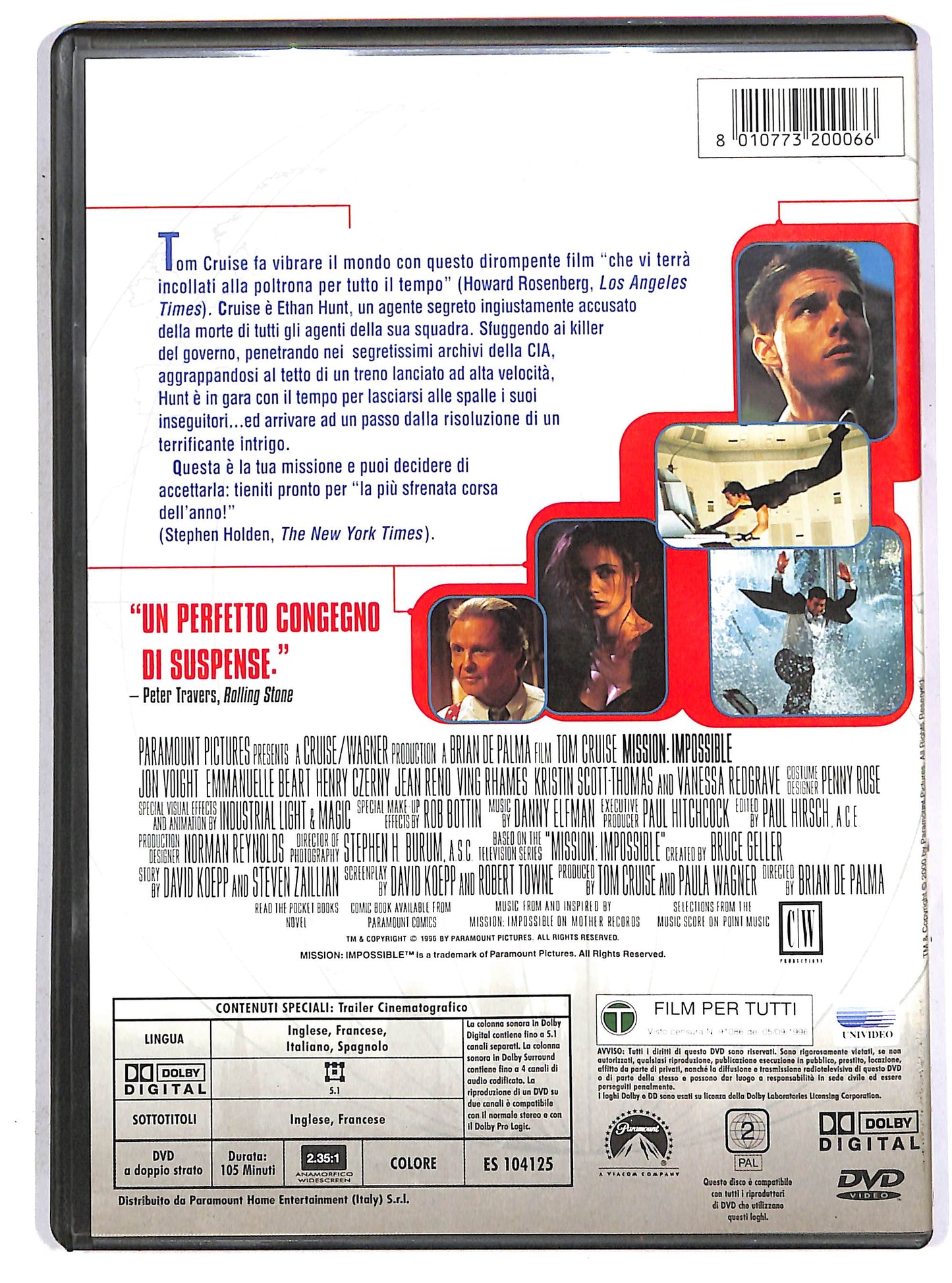 EBOND Mission: Impossible DVD D645457