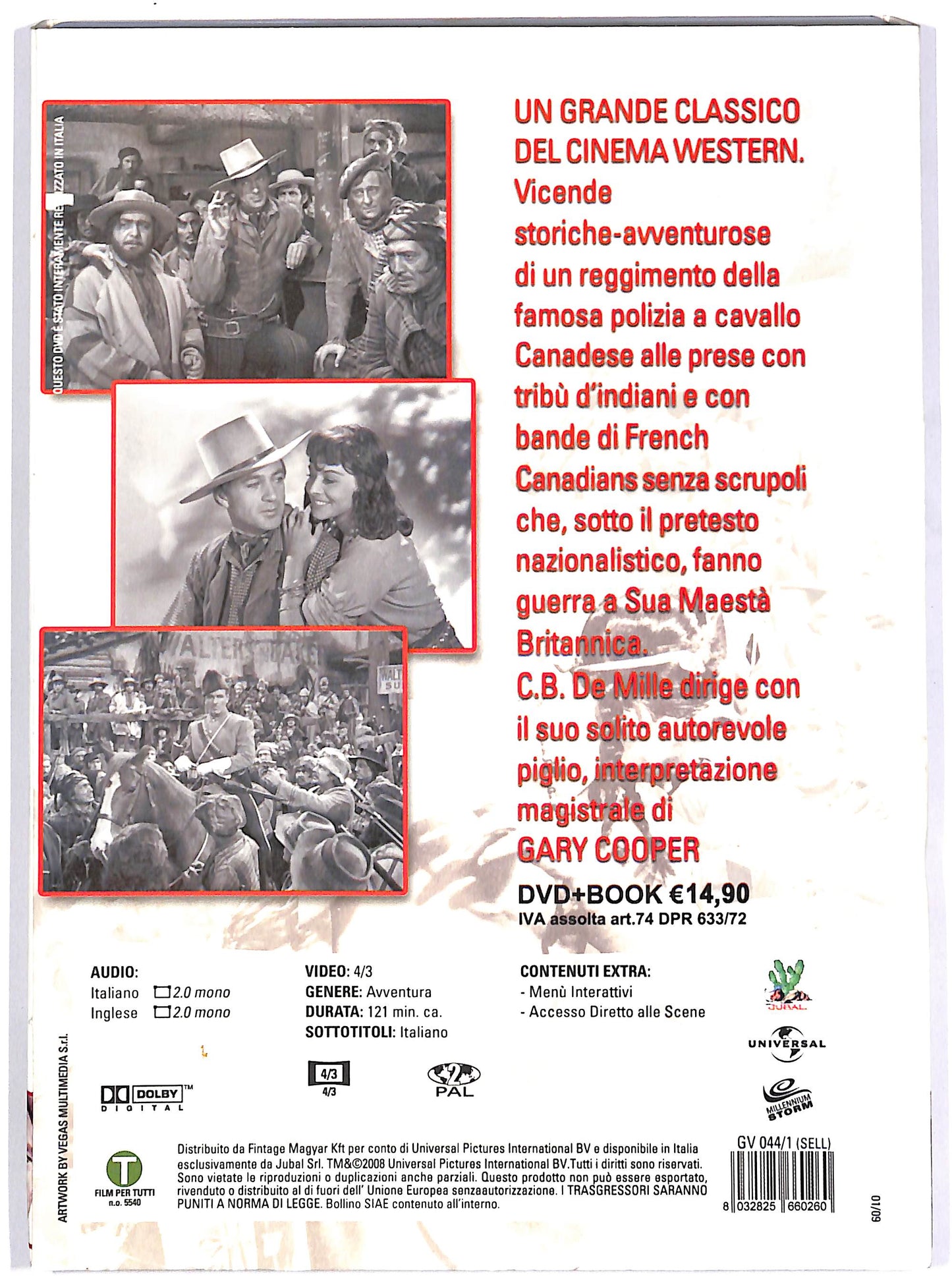 EBOND Giubbe Rosse SLIPCASE EDIZIONE LIMITATA DVD D645521