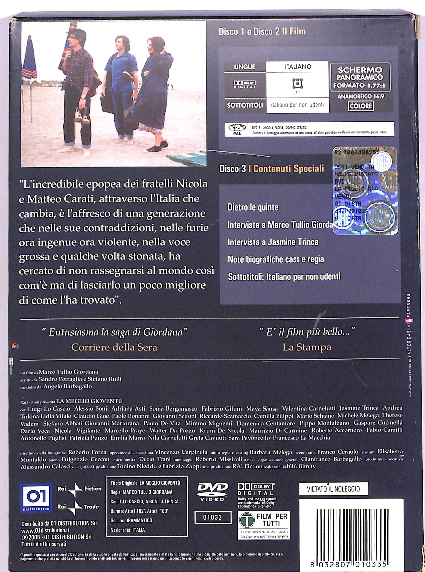 EBOND La meglio gioventu DIGIPACK DVD D645550