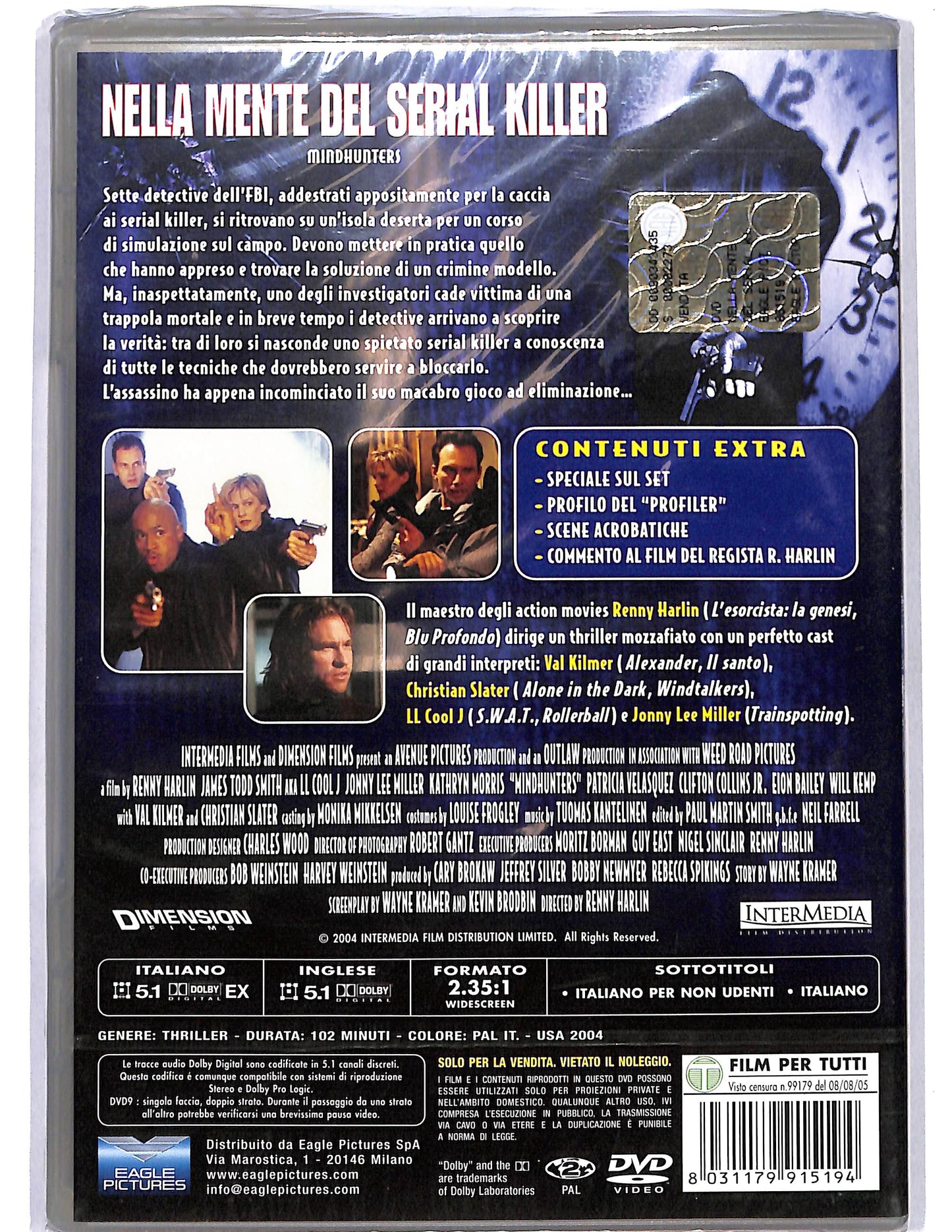 EBOND Nella mente del serial killer DVD D645820